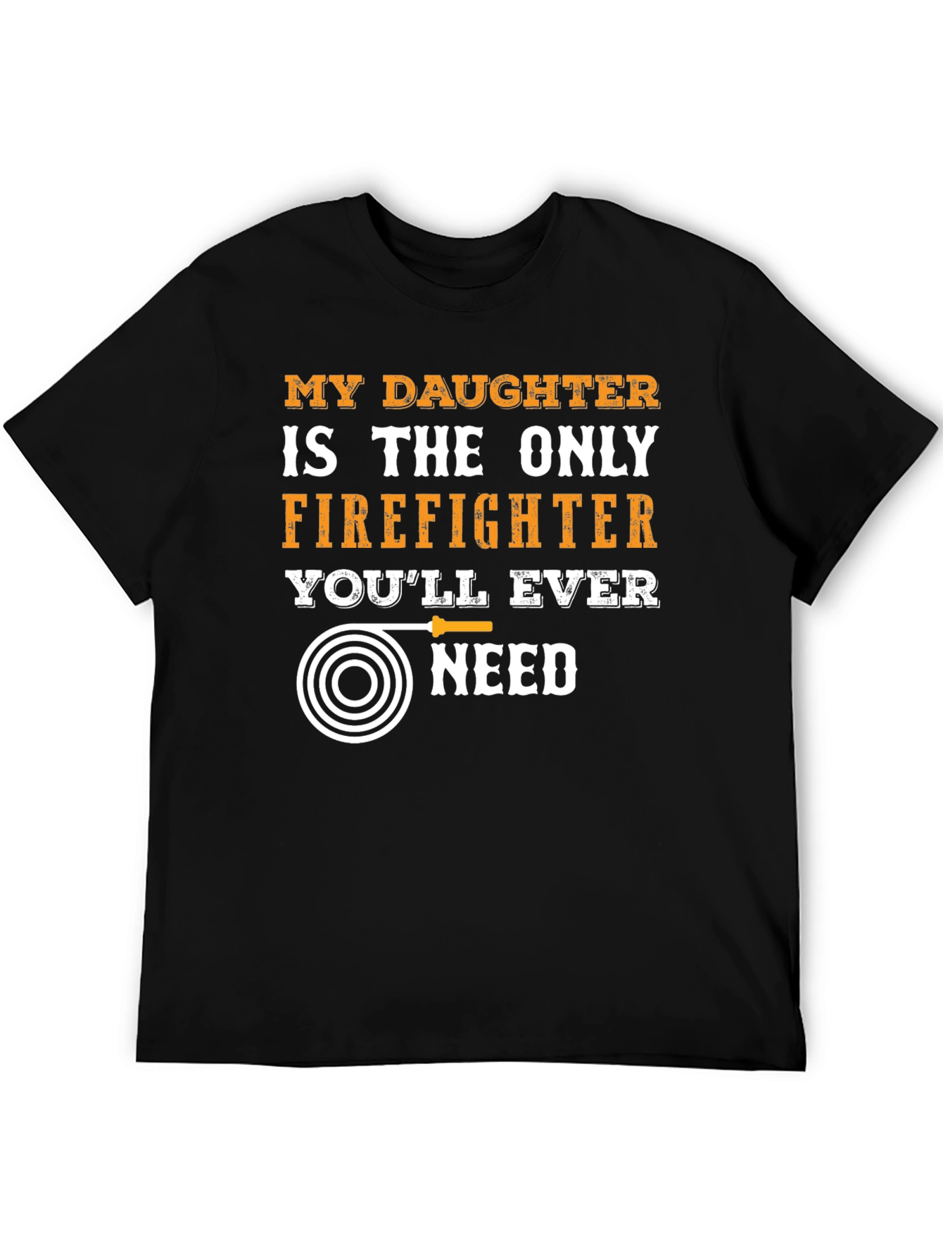 Black Firefighter's Daughter T-Shirt - Heroic Pride Tee view 5