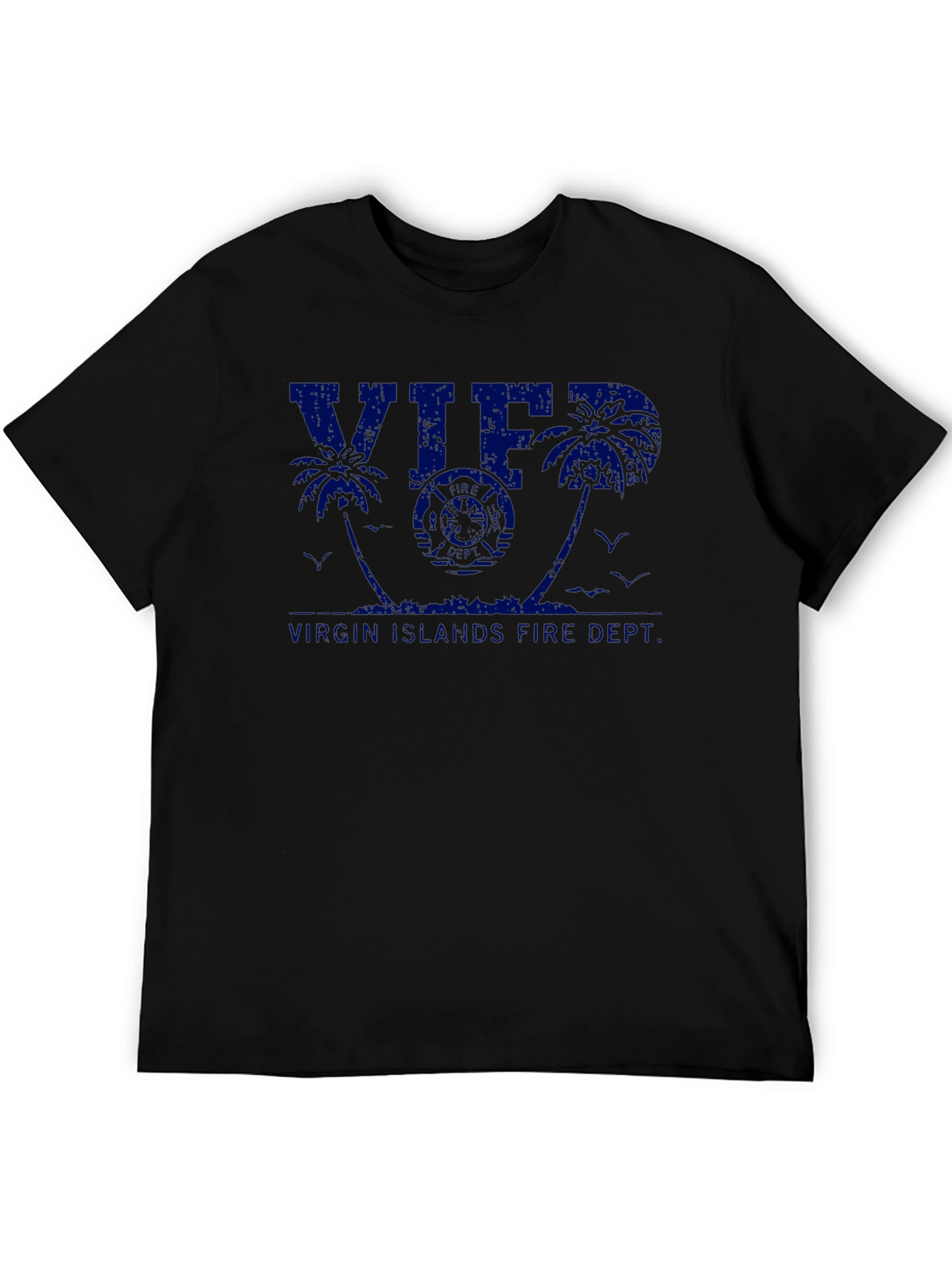 Virgin Islands Fire Dept. Black T-Shirt - 5