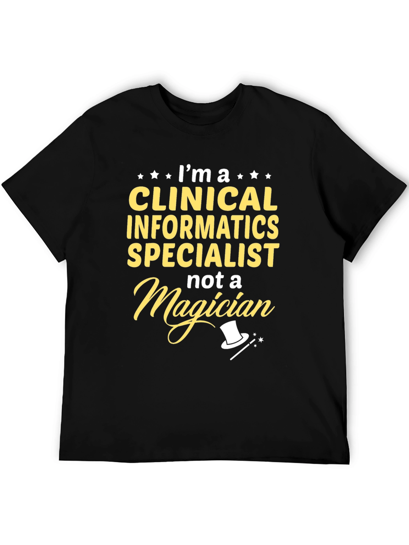 Black Clinical Informatics Specialist T-Shirt view 5