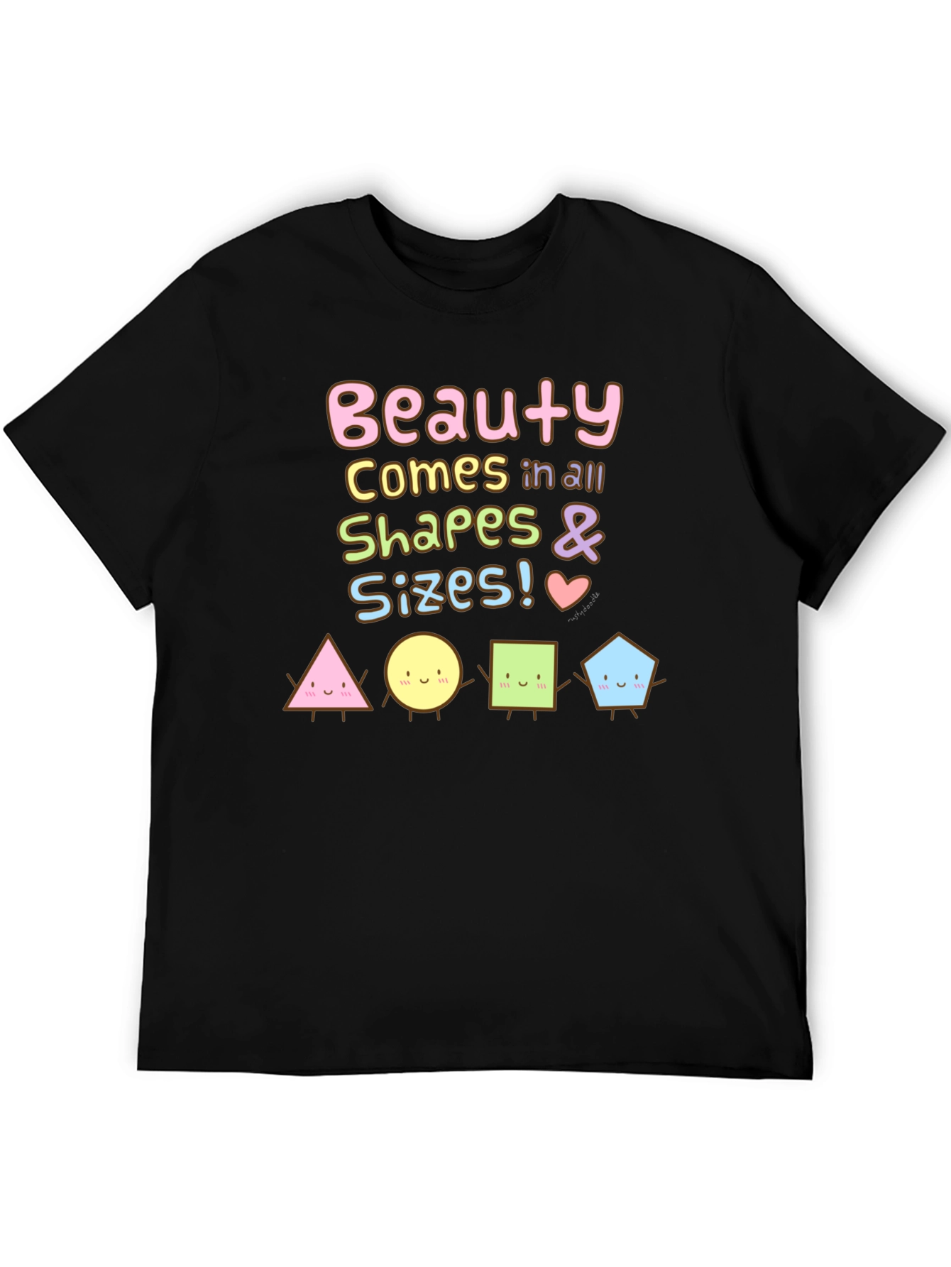 Black Beauty in All Shapes & Sizes T-Shirt view 5