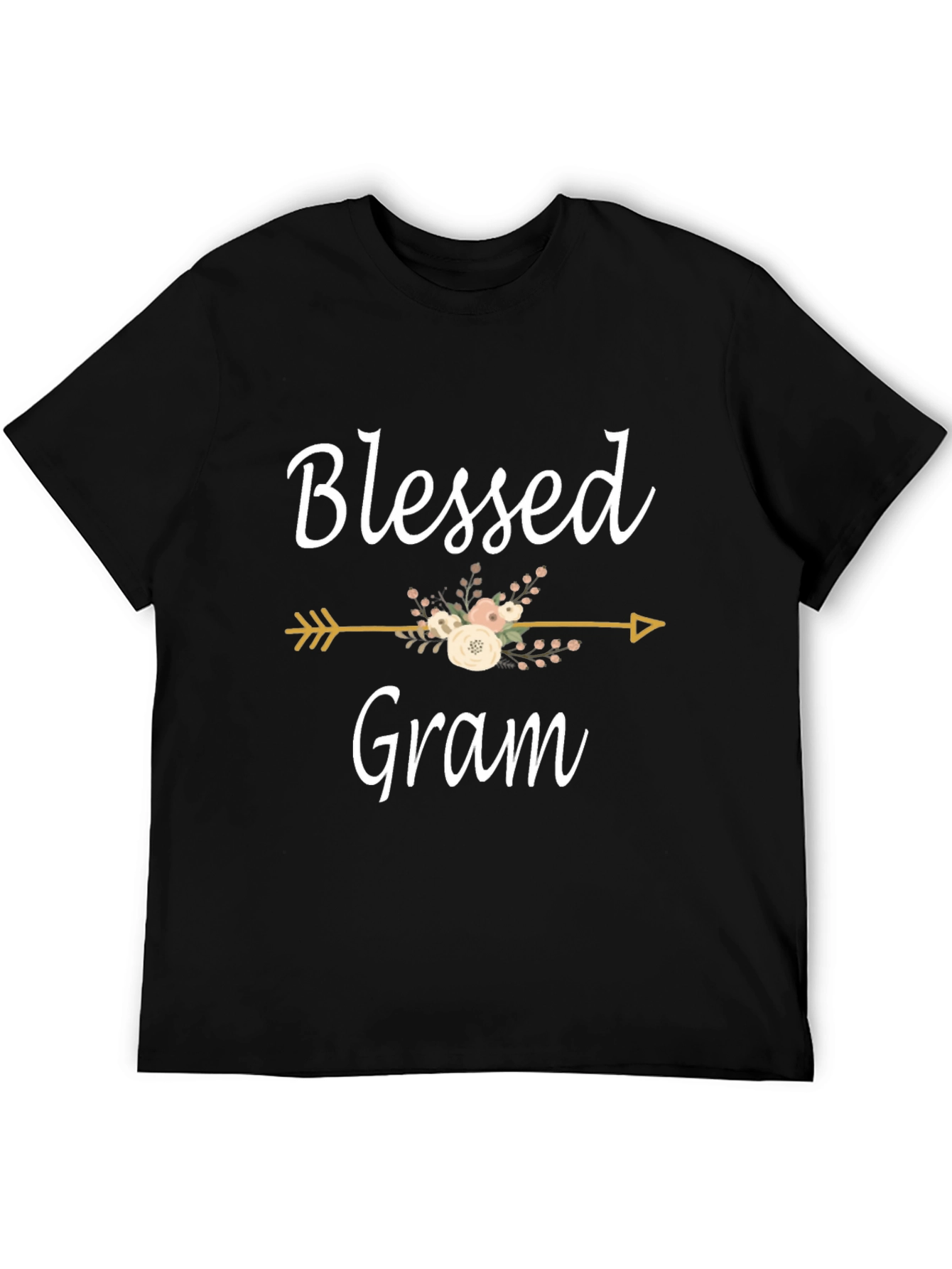 Blessed Gram T-Shirt Floral Arrow Design - 5