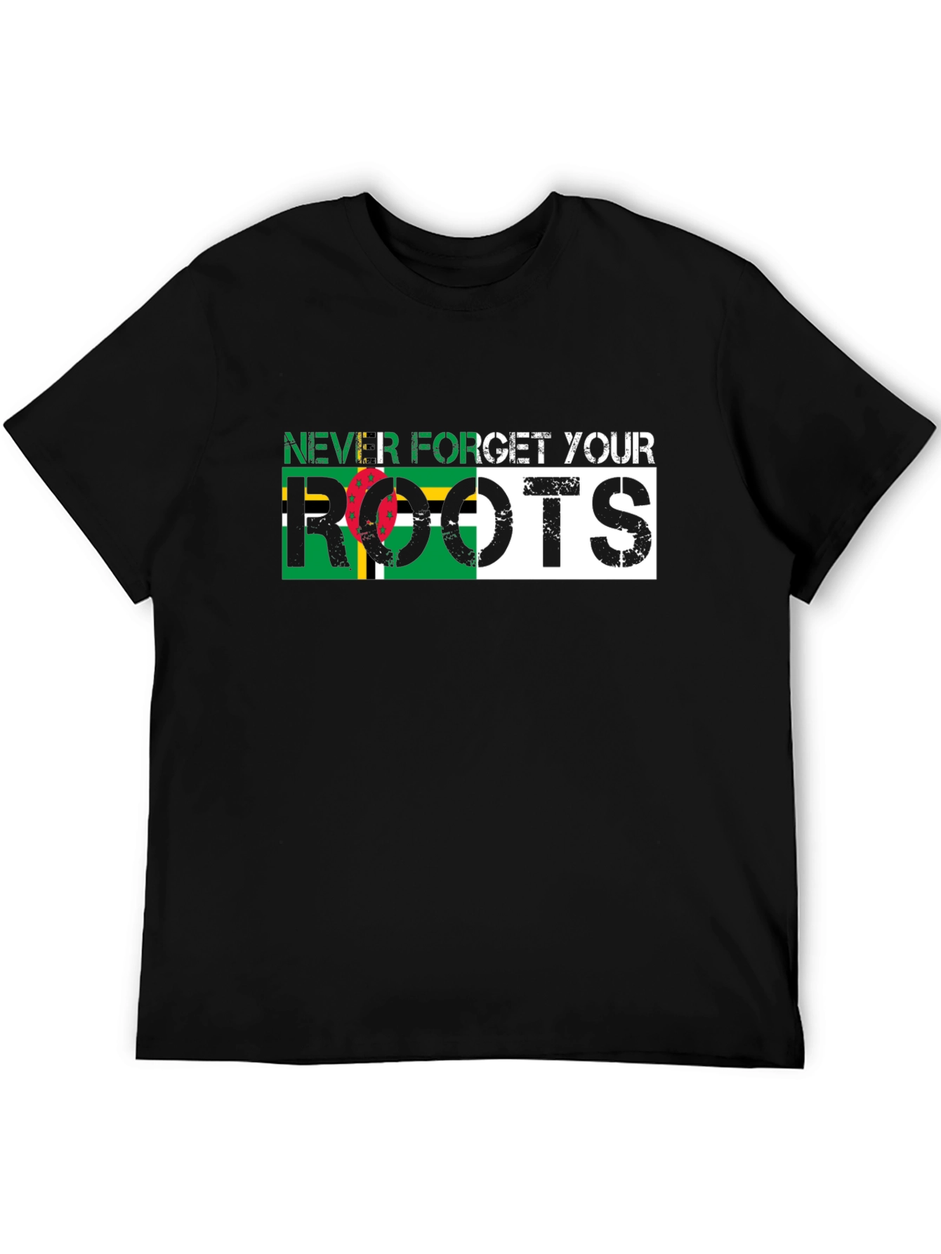 Dominica Roots T-Shirt - Never Forget Your Heritage - 5