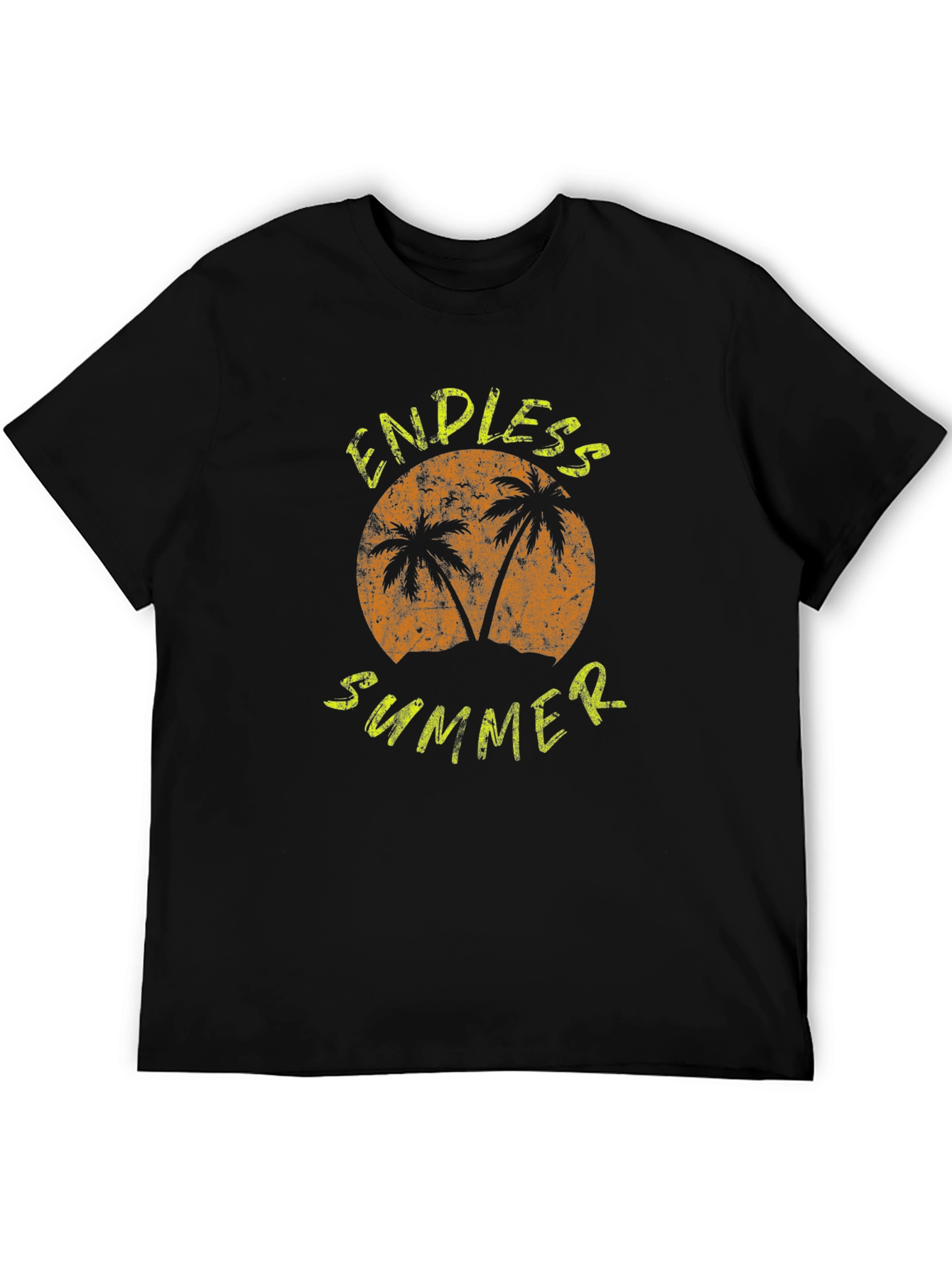 Black Endless Summer Graphic Print Black T-Shirt view 5