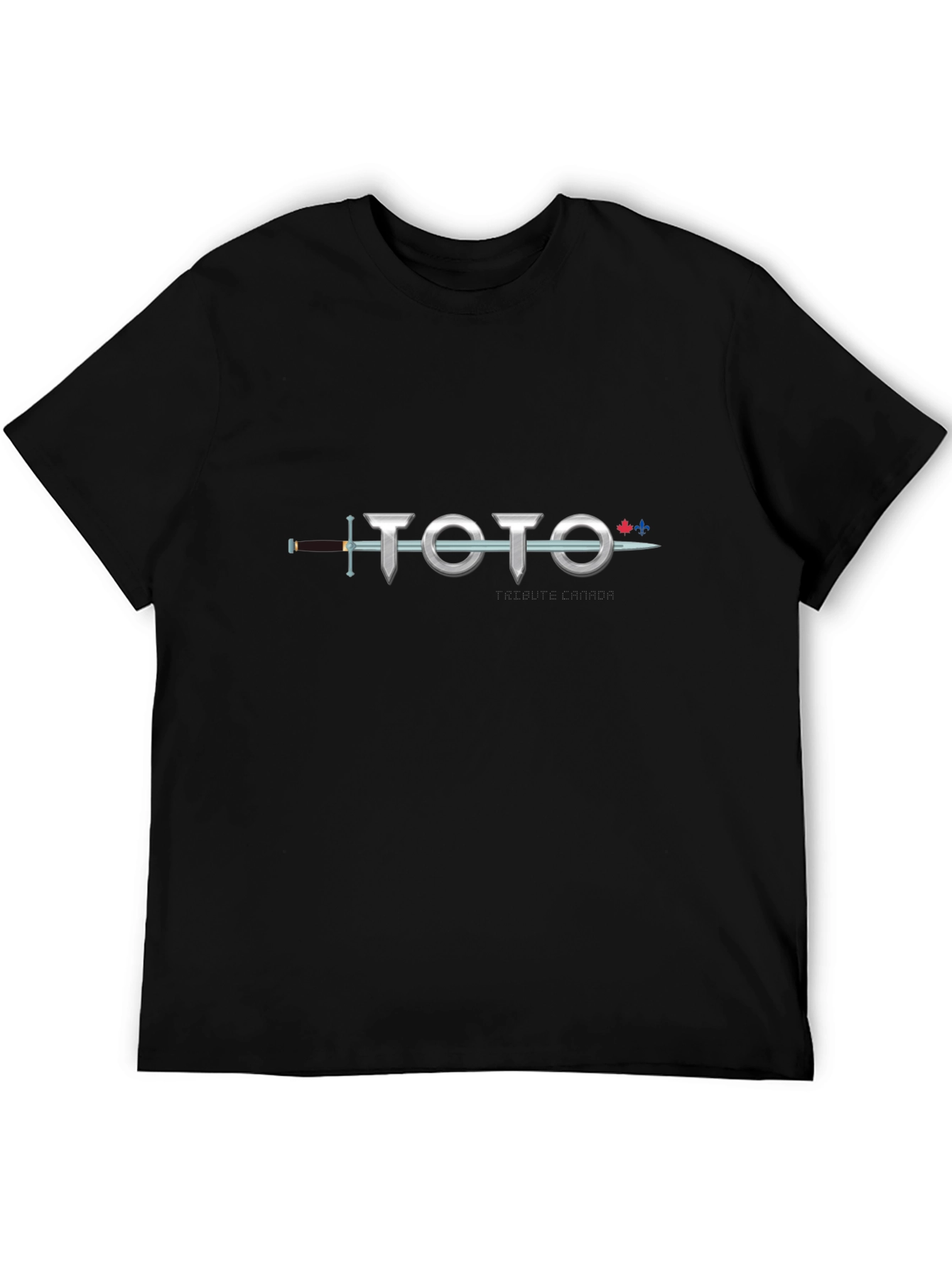 Black Toto Sword Logo Black T-Shirt view 5
