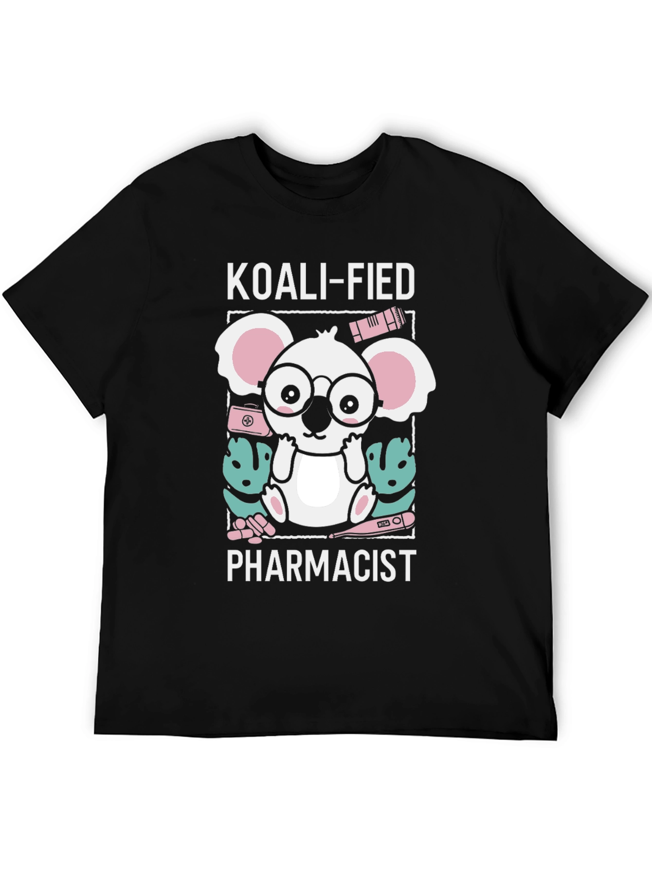 Black Koali-fied Pharmacist T-Shirt view 5