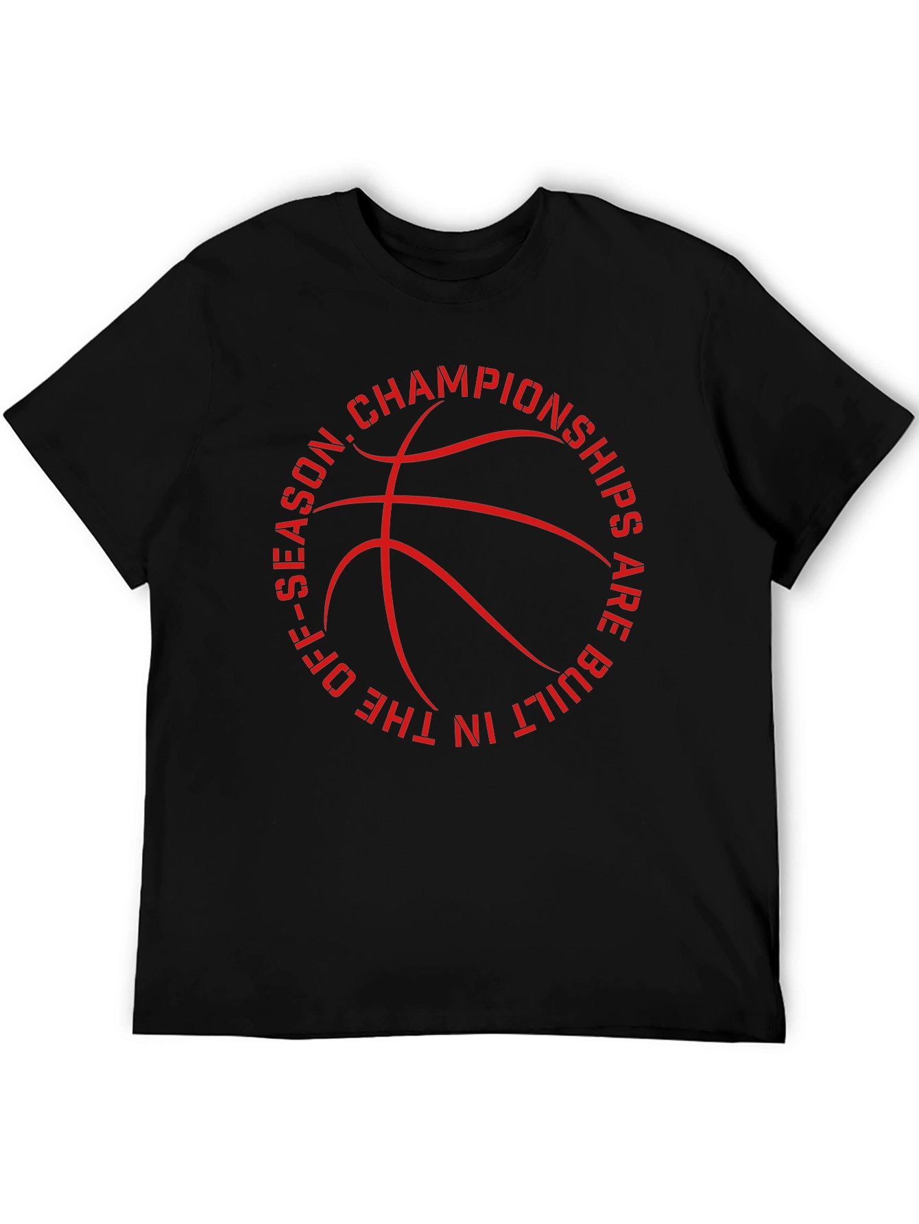 Black Basketball Championships Tee - Off-Season Training view 5