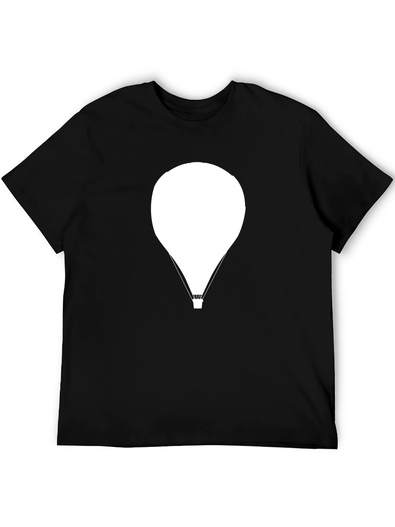 Black Black Tee with Hot Air Balloon Graphic view 5