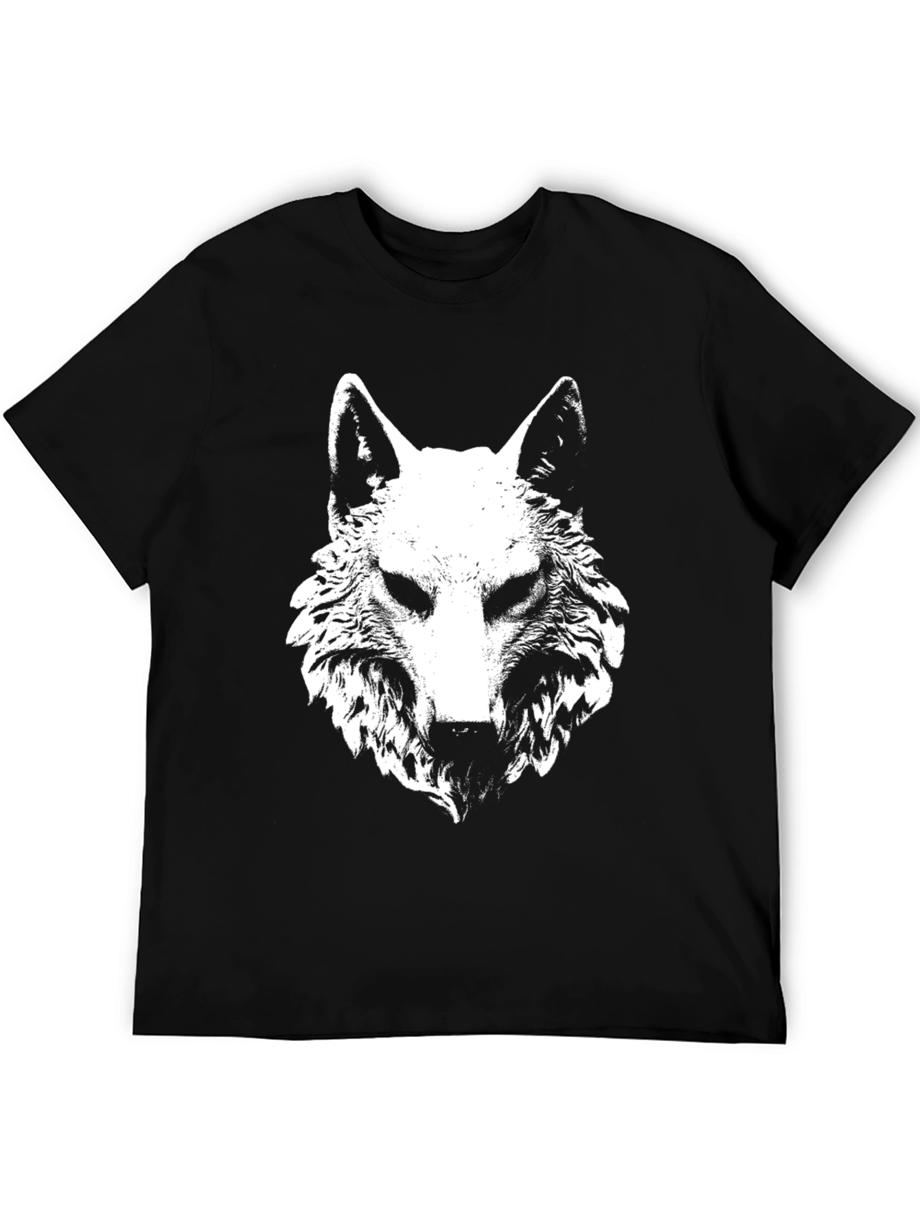 Black Black Wolf Graphic T-Shirt view 5