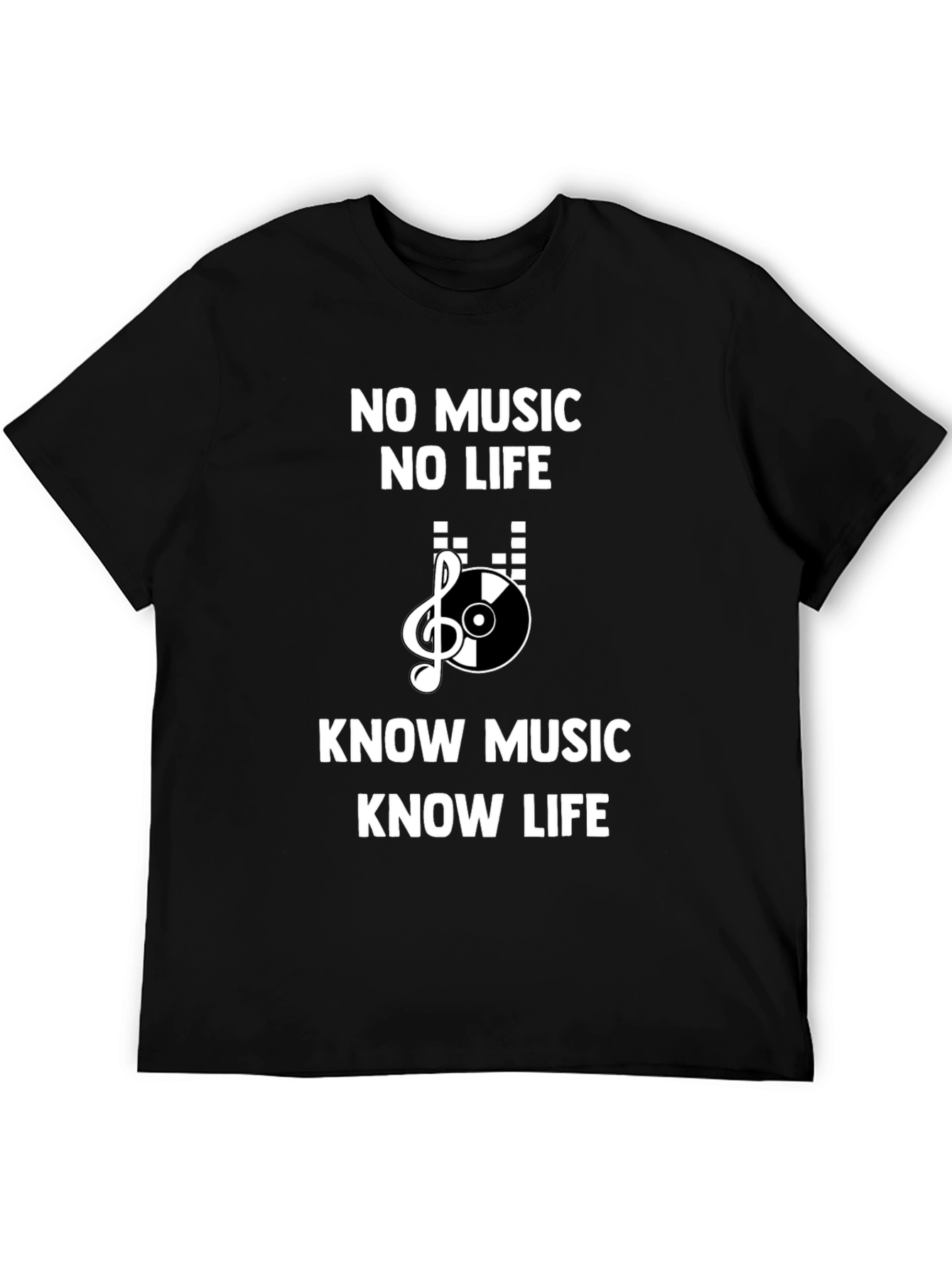 Black Music Lover's Graphic Tee: Know Music, Know Life view 5