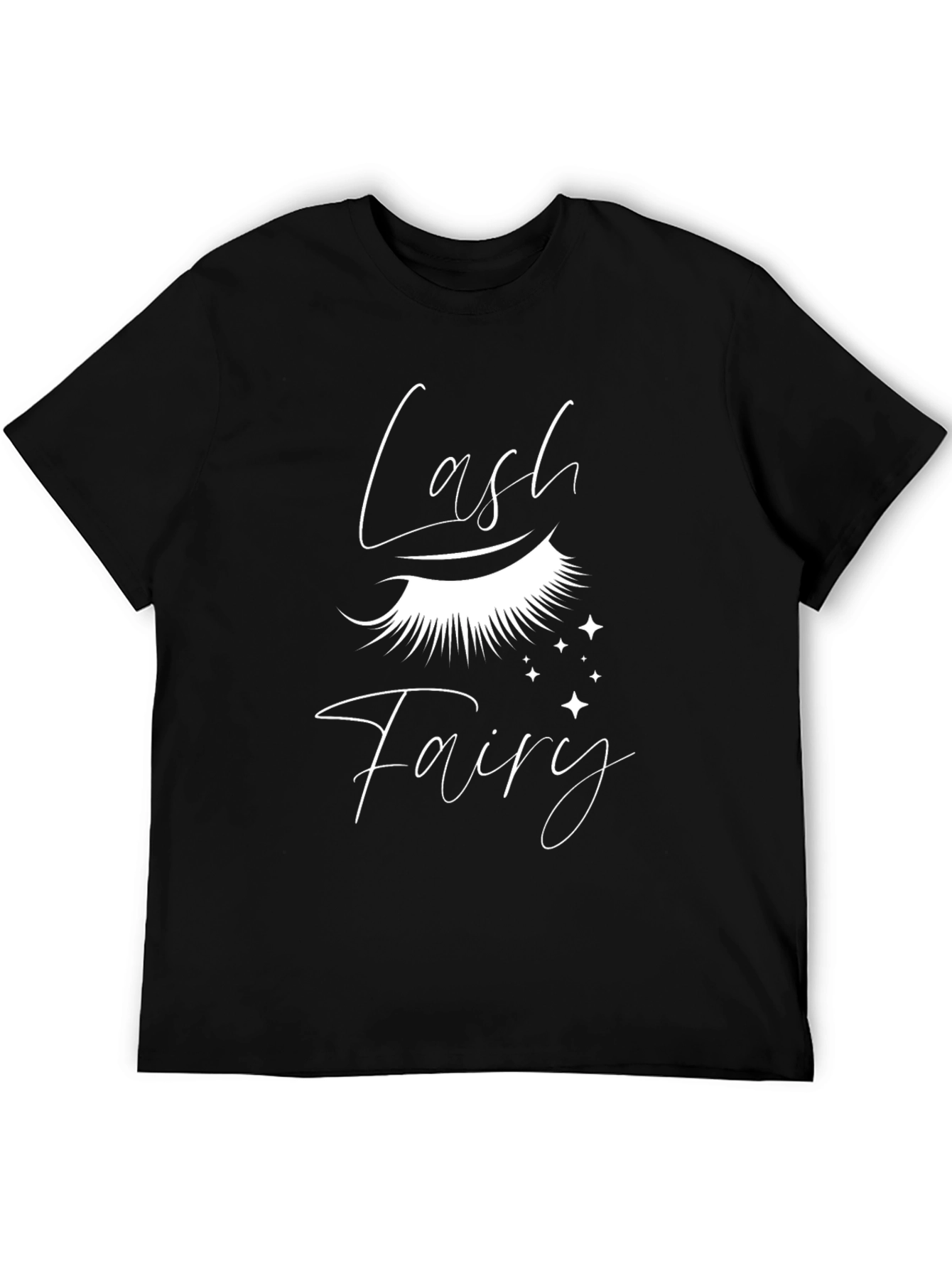 Black Lash Fairy Graphic Tee - Stylish and Trendy view 5
