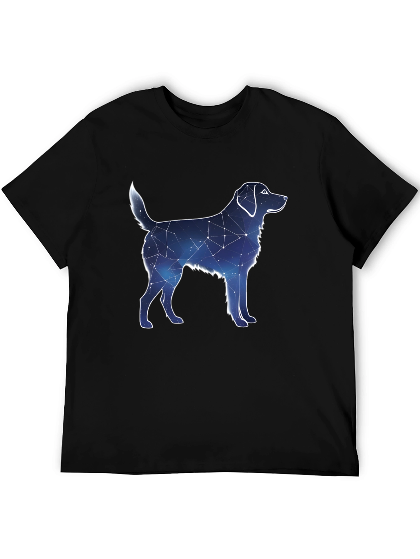 Black Constellation Dog Graphic Tee - Black view 5