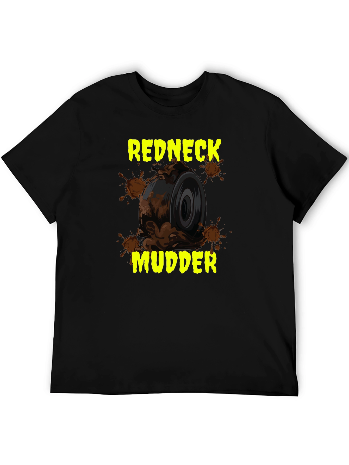 Black Redneck Mudder Graphic Tee view 5
