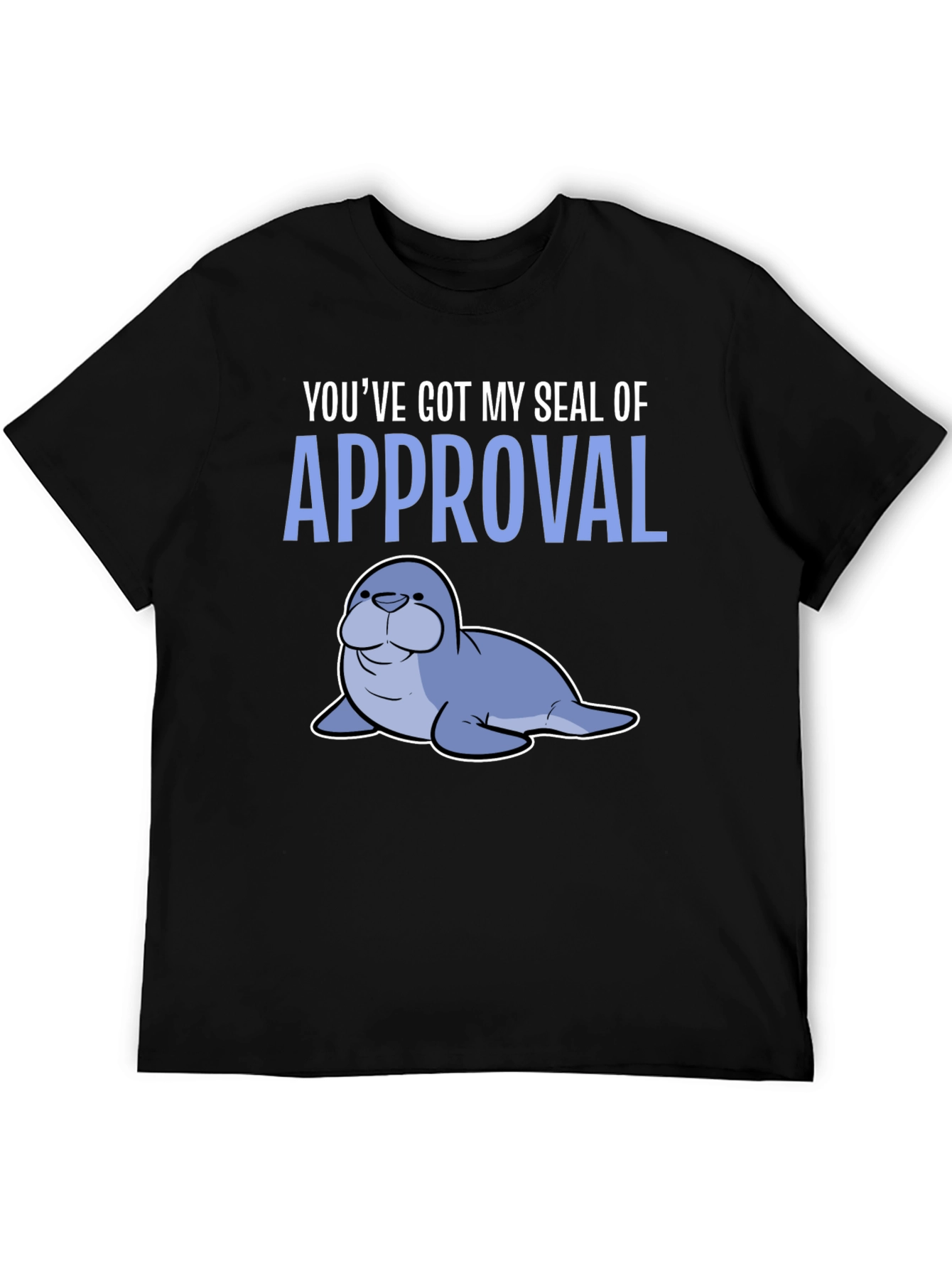 Black Seal of Approval Graphic T-Shirt view 5