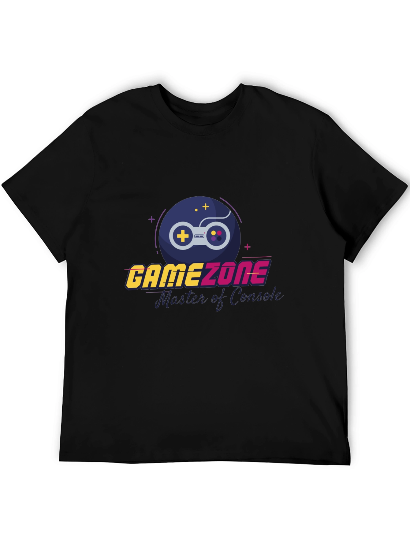Black Game Zone T-Shirt - Gamer Style view 5