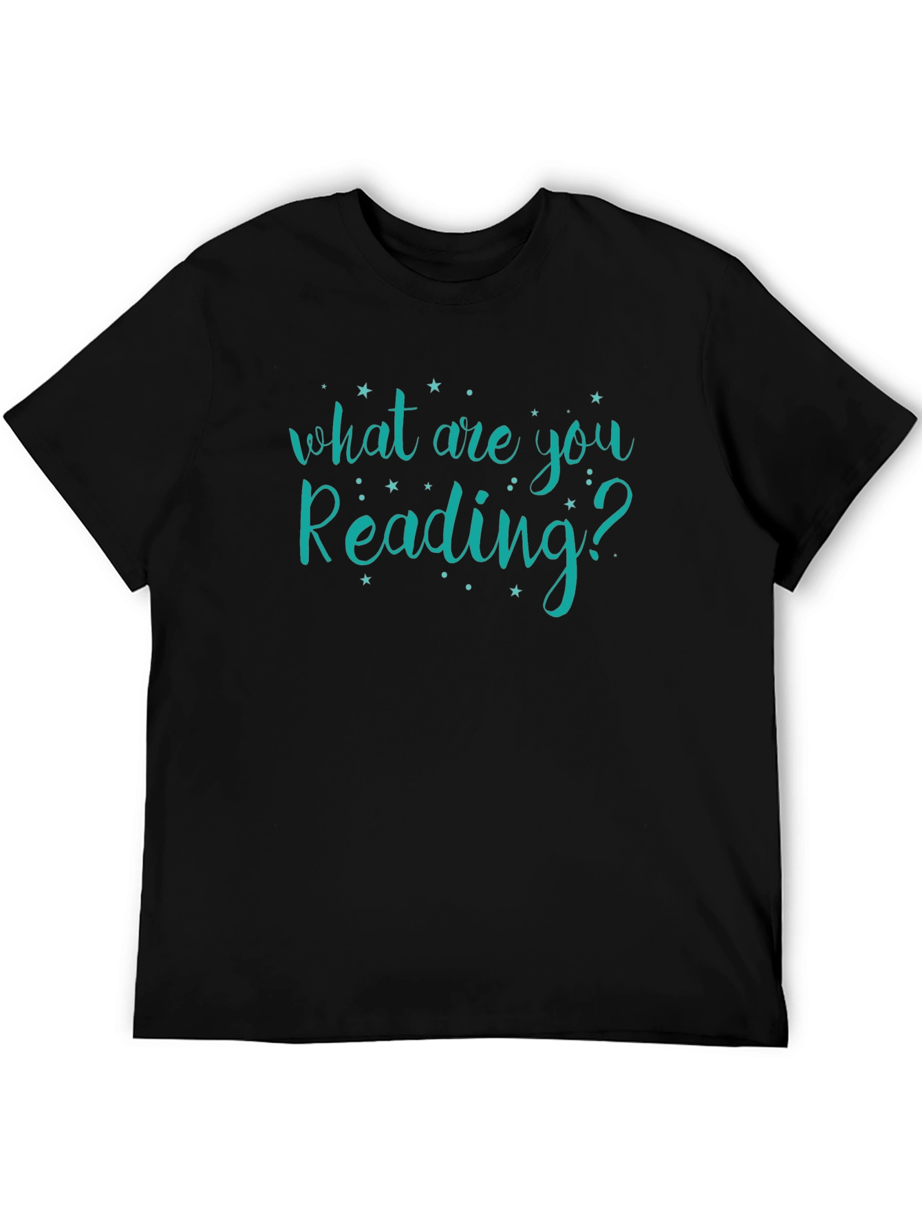 Black What Are You Reading? Graphic Tee - Unisex view 5