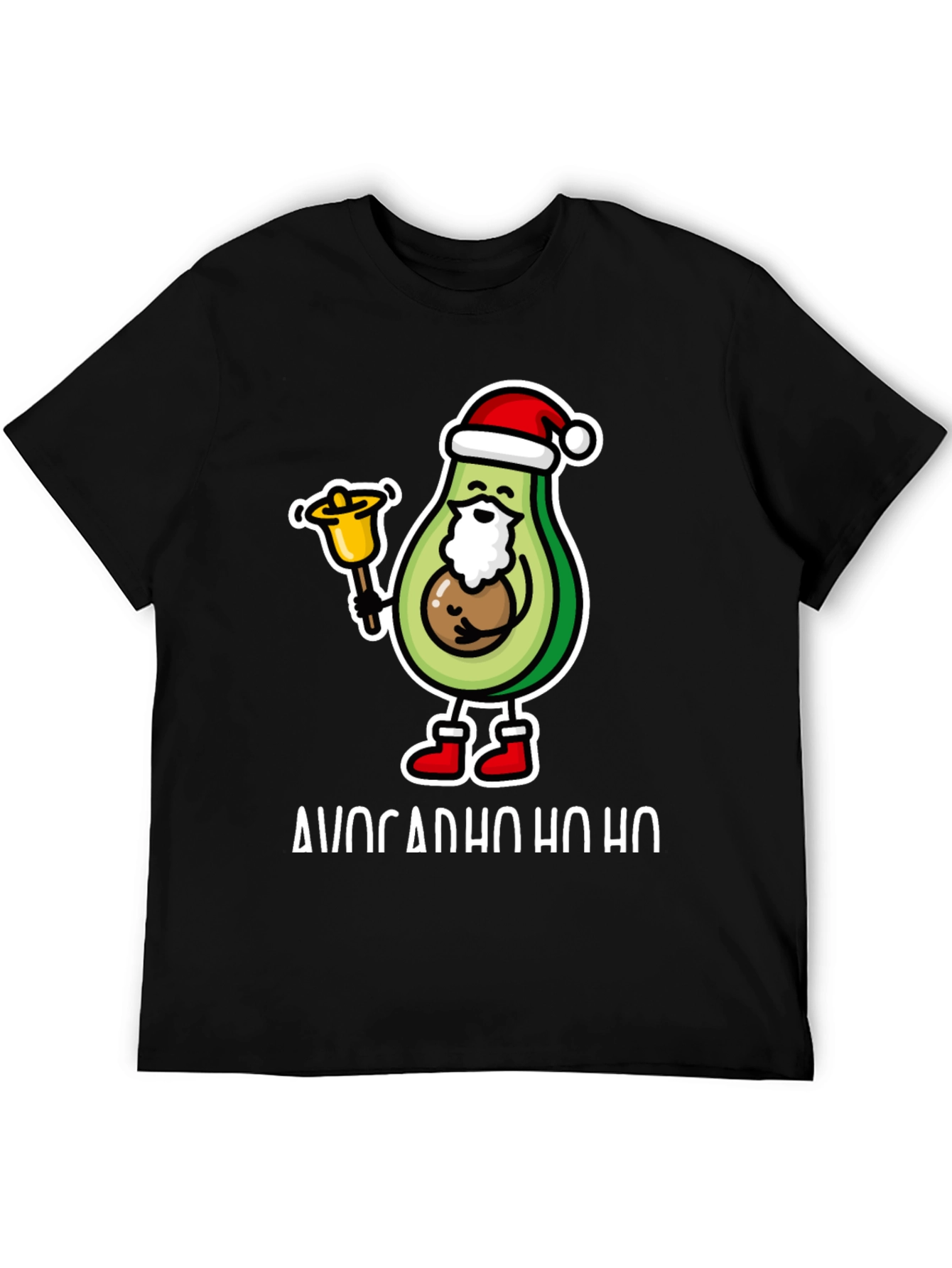 Avocado Ho Ho Ho Christmas T-Shirt - 5