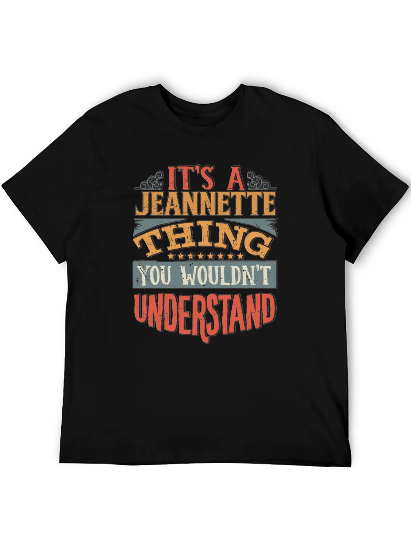 Black It's a Jeanette Thing T-Shirt view 5
