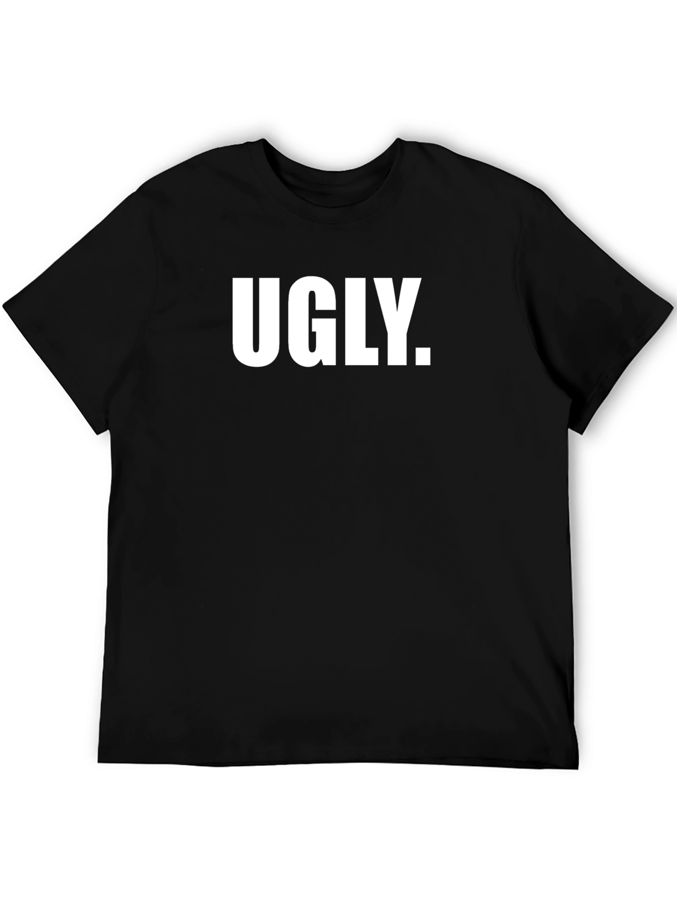 Black Ugly Graphic Tee - Bold Statement T-Shirt view 5