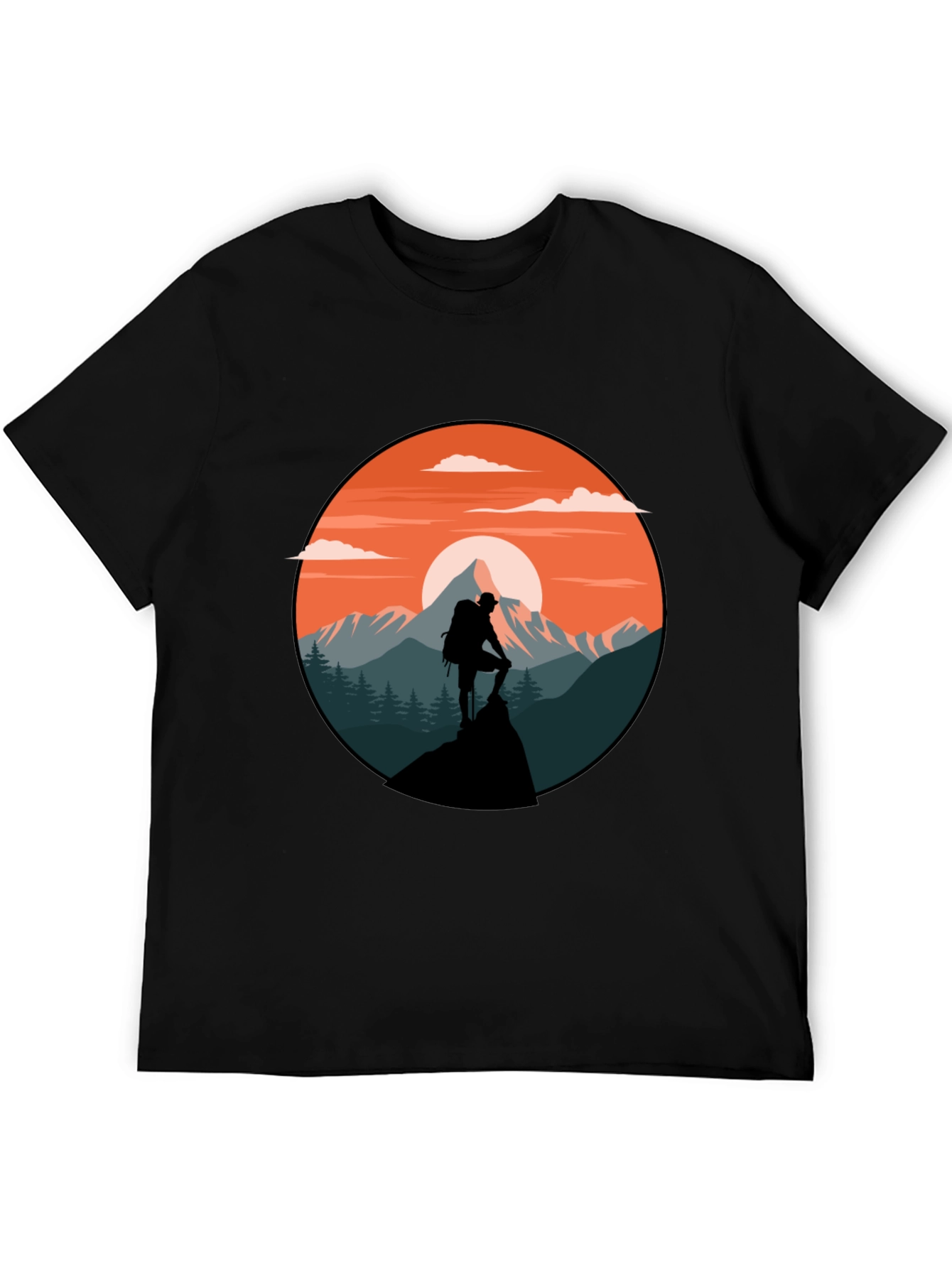 Black Mountain Hiker Graphic T-Shirt view 5