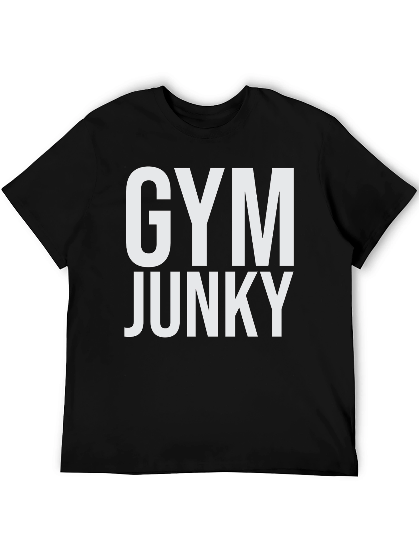 Black Gym Junky Graphic Tee - Black view 5