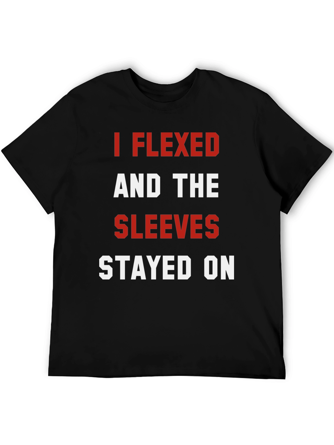 Funny 'I Flexed' Graphic Tee - 5