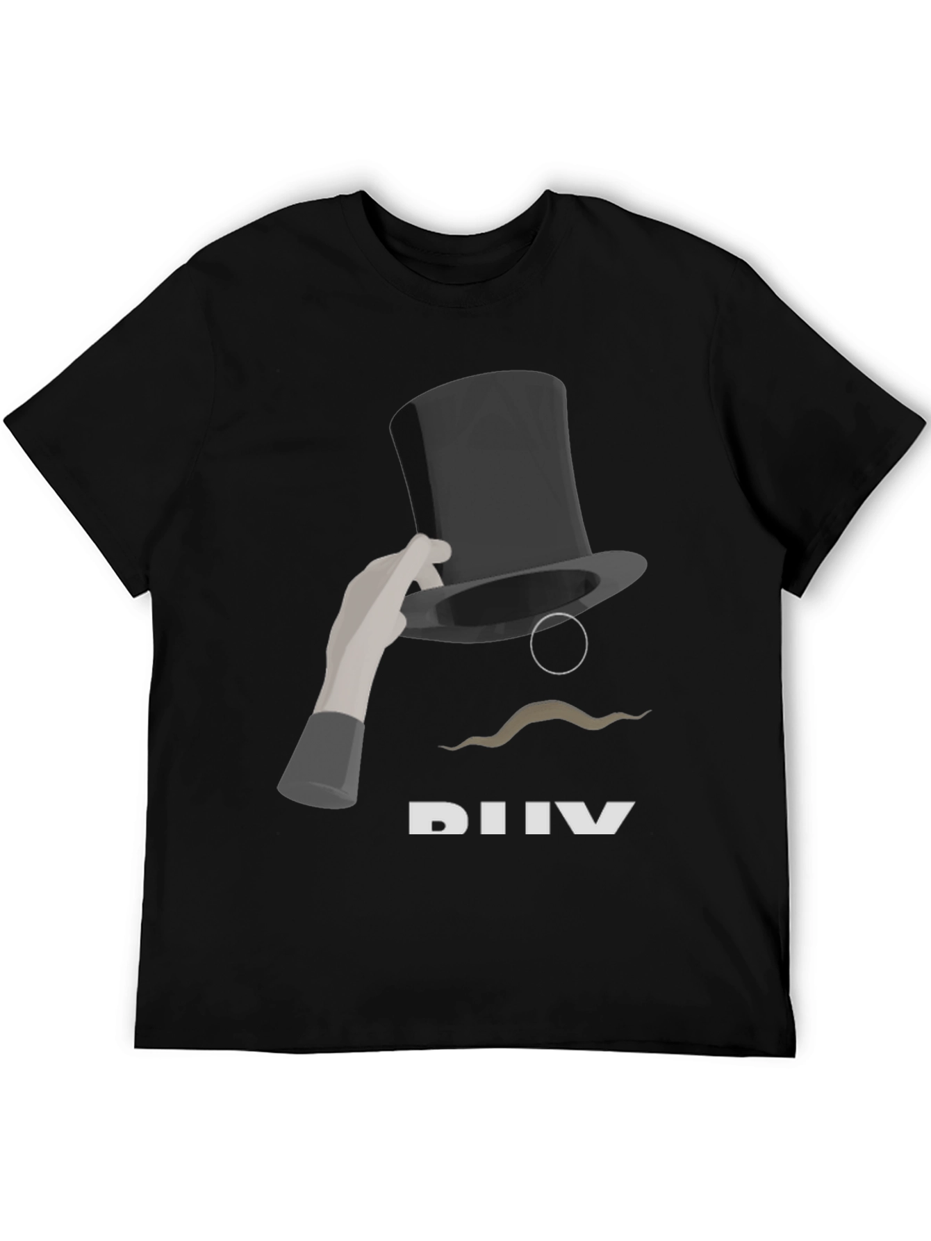 Black Magic Trick Graphic Tee - Black view 5
