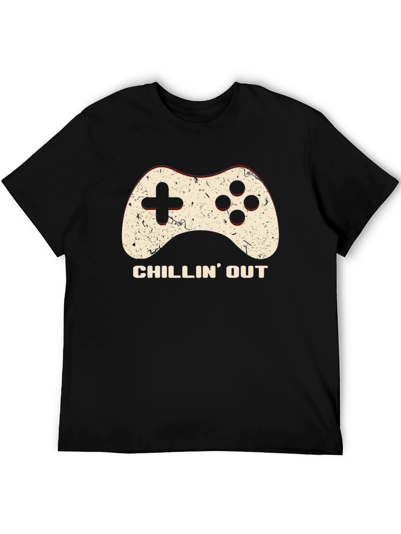 Black Chillin' Out Gaming T-Shirt view 5