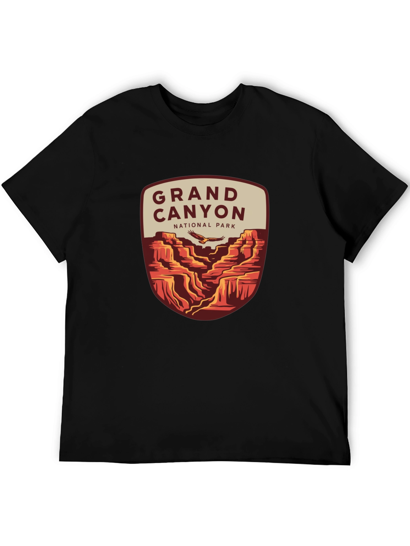 Black Grand Canyon National Park T-Shirt view 5