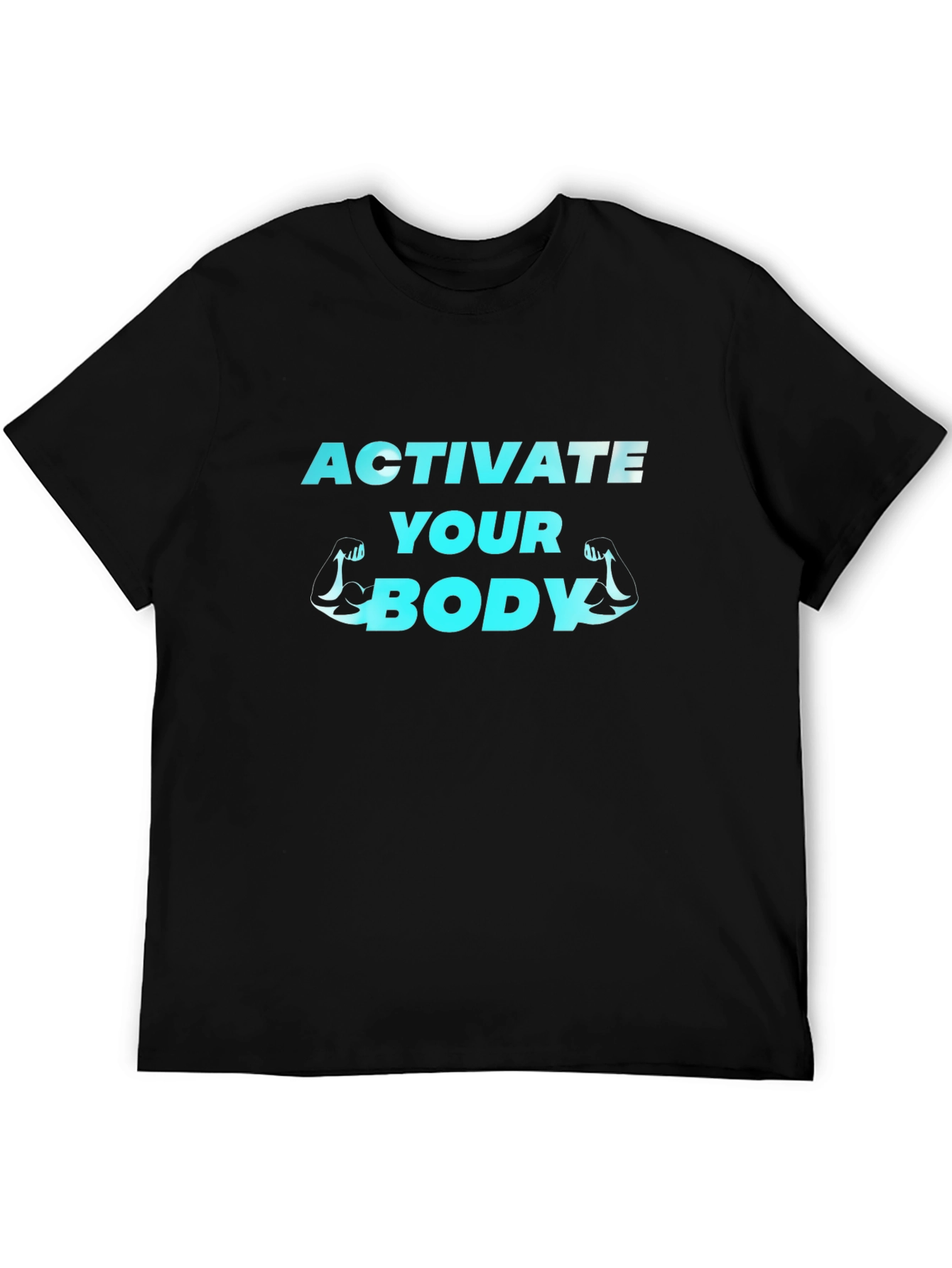 Black Activate Your Body Black T-Shirt view 5