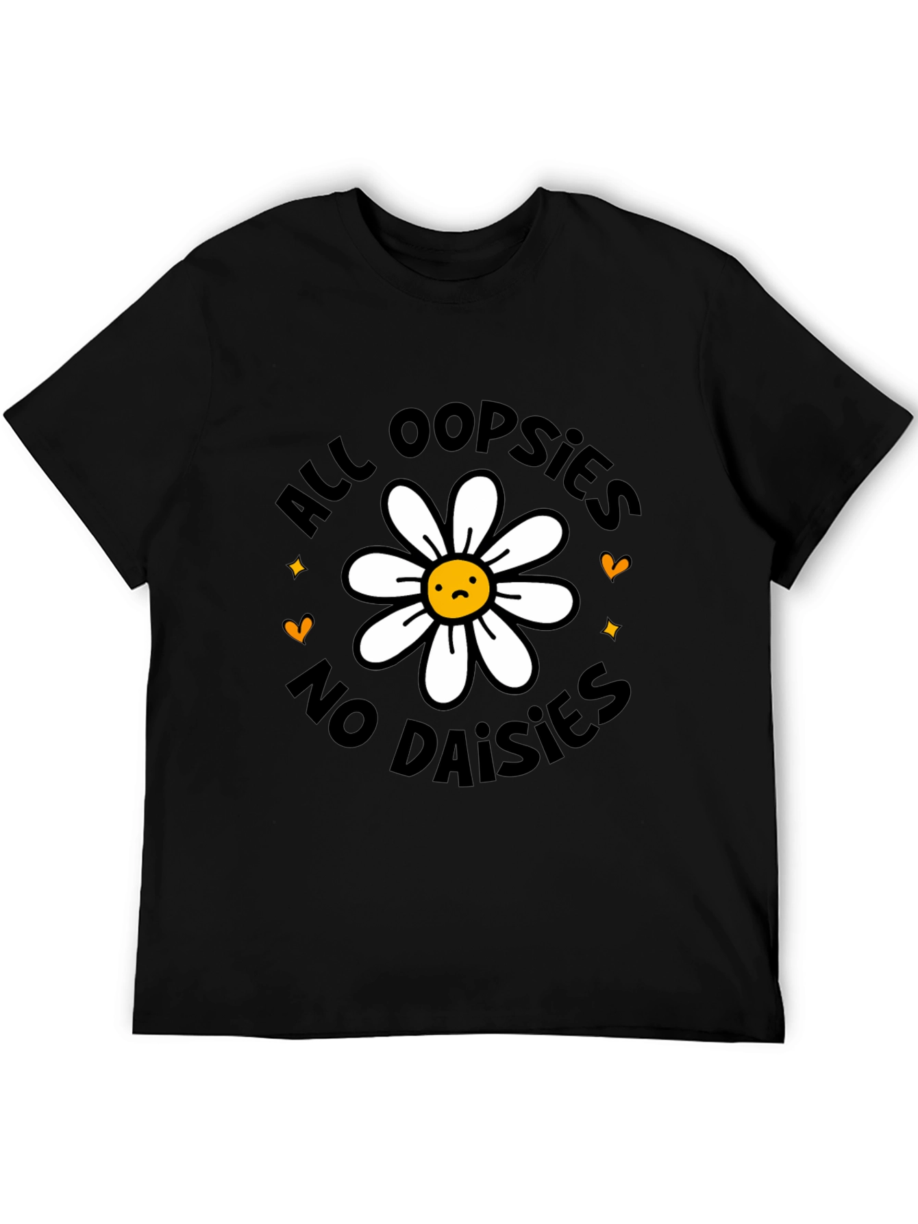 Black All Oopsies No Daisies Graphic Tee view 5