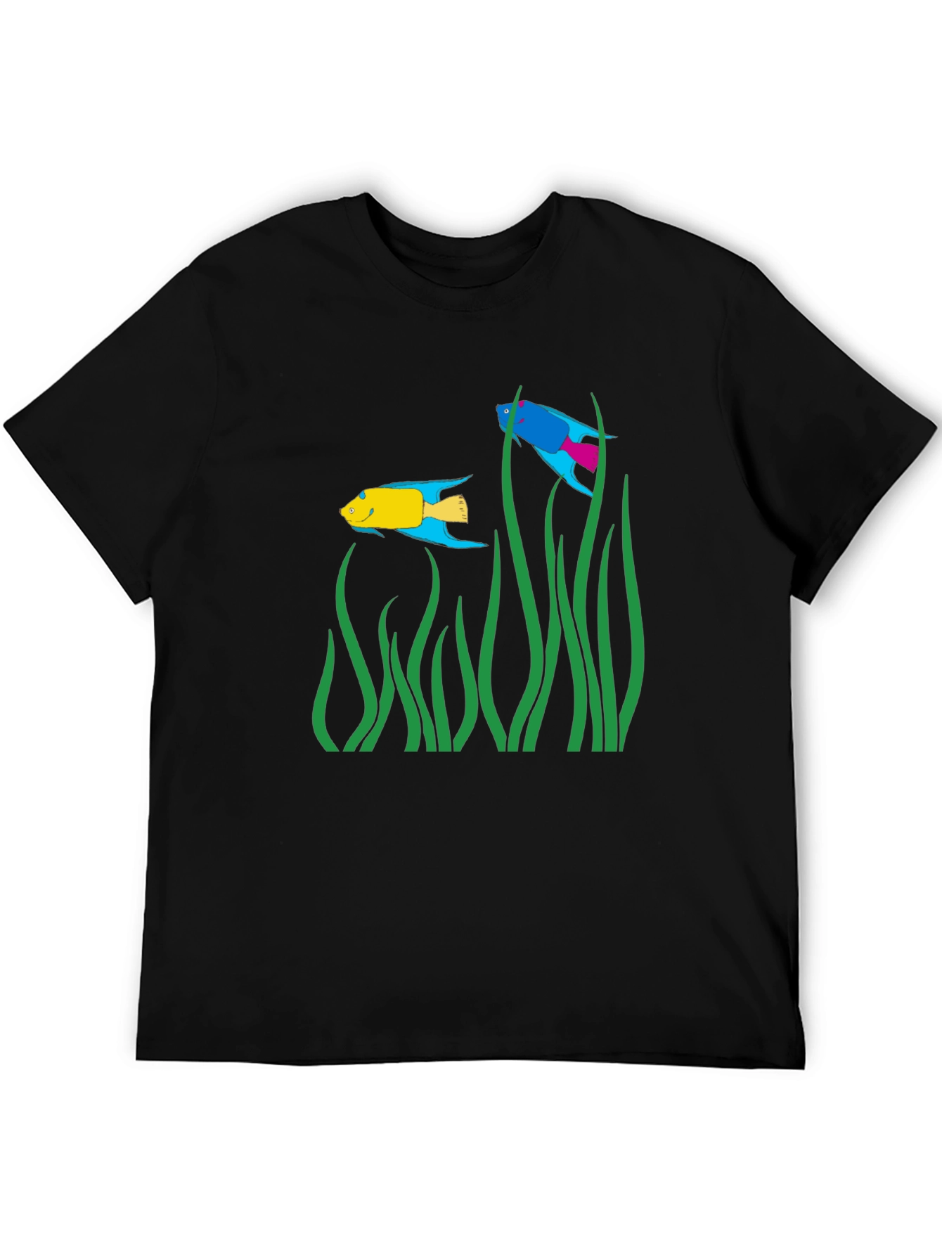 Black Fish Tank Graphic T-Shirt view 5