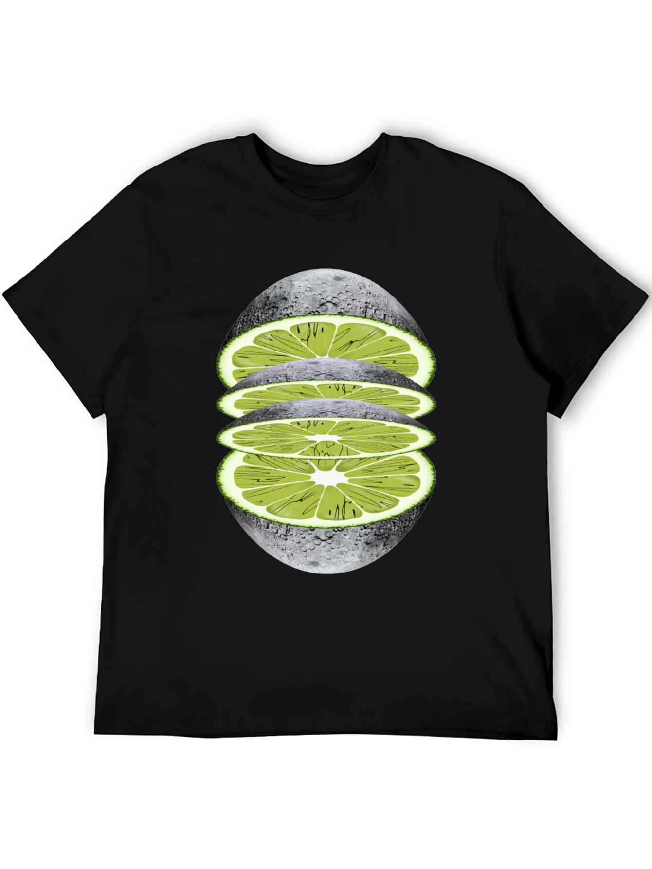 Black Lime Moon Graphic Tee view 5