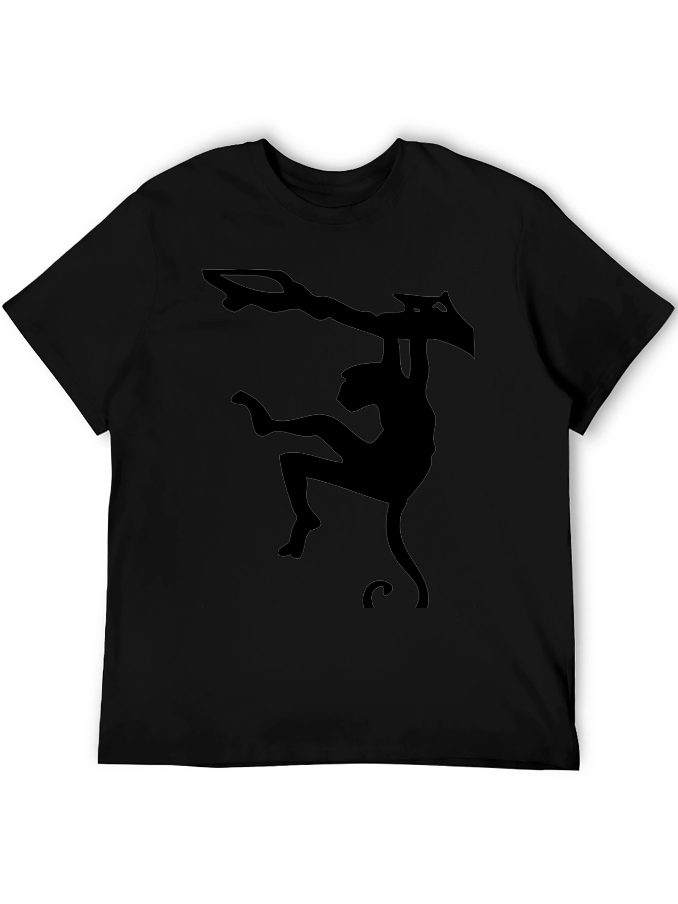 Black Monkey Bar Silhouette Graphic Tee - Black view 5