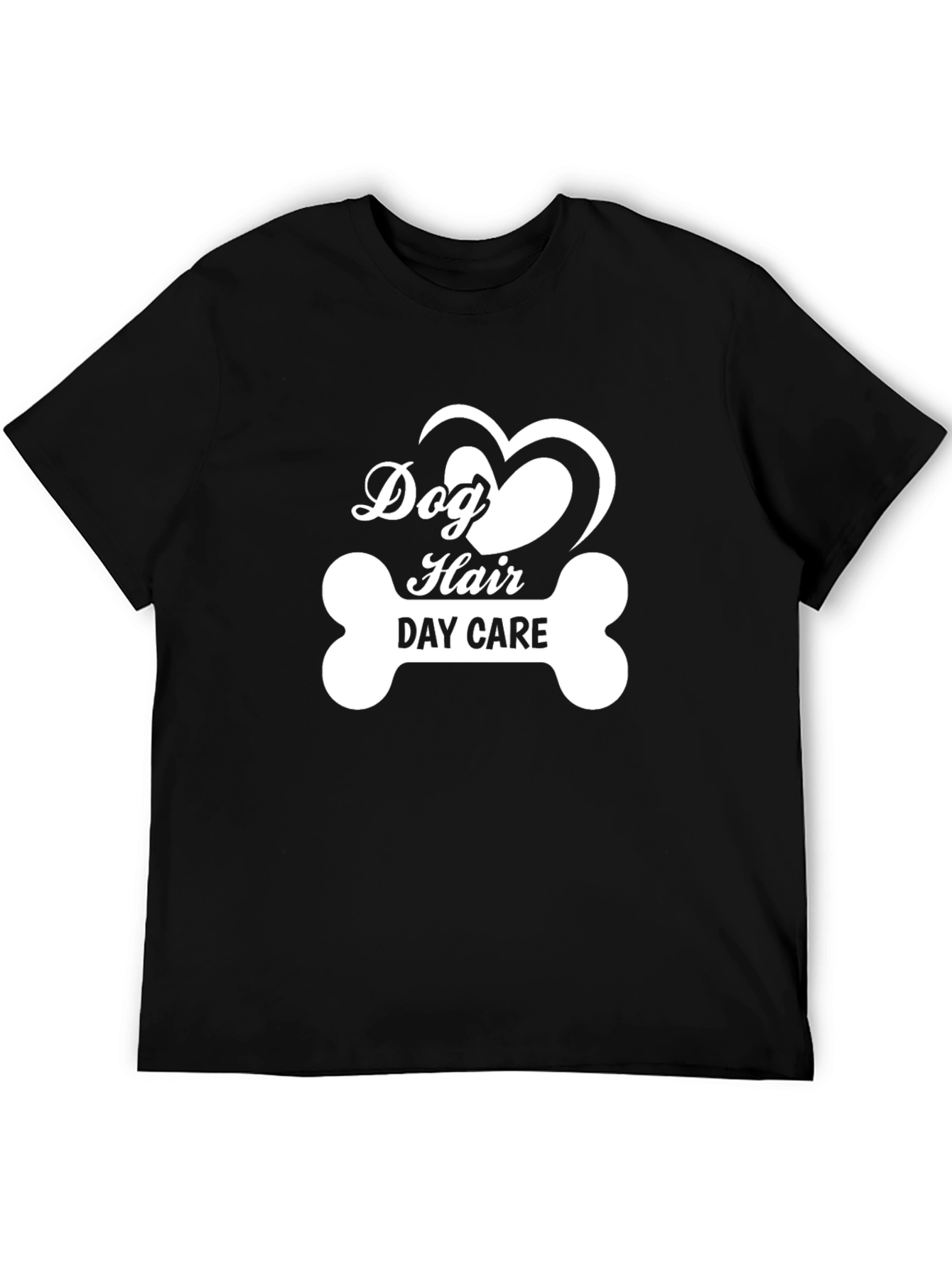 Black Dog Hair Day Care T-Shirt view 5