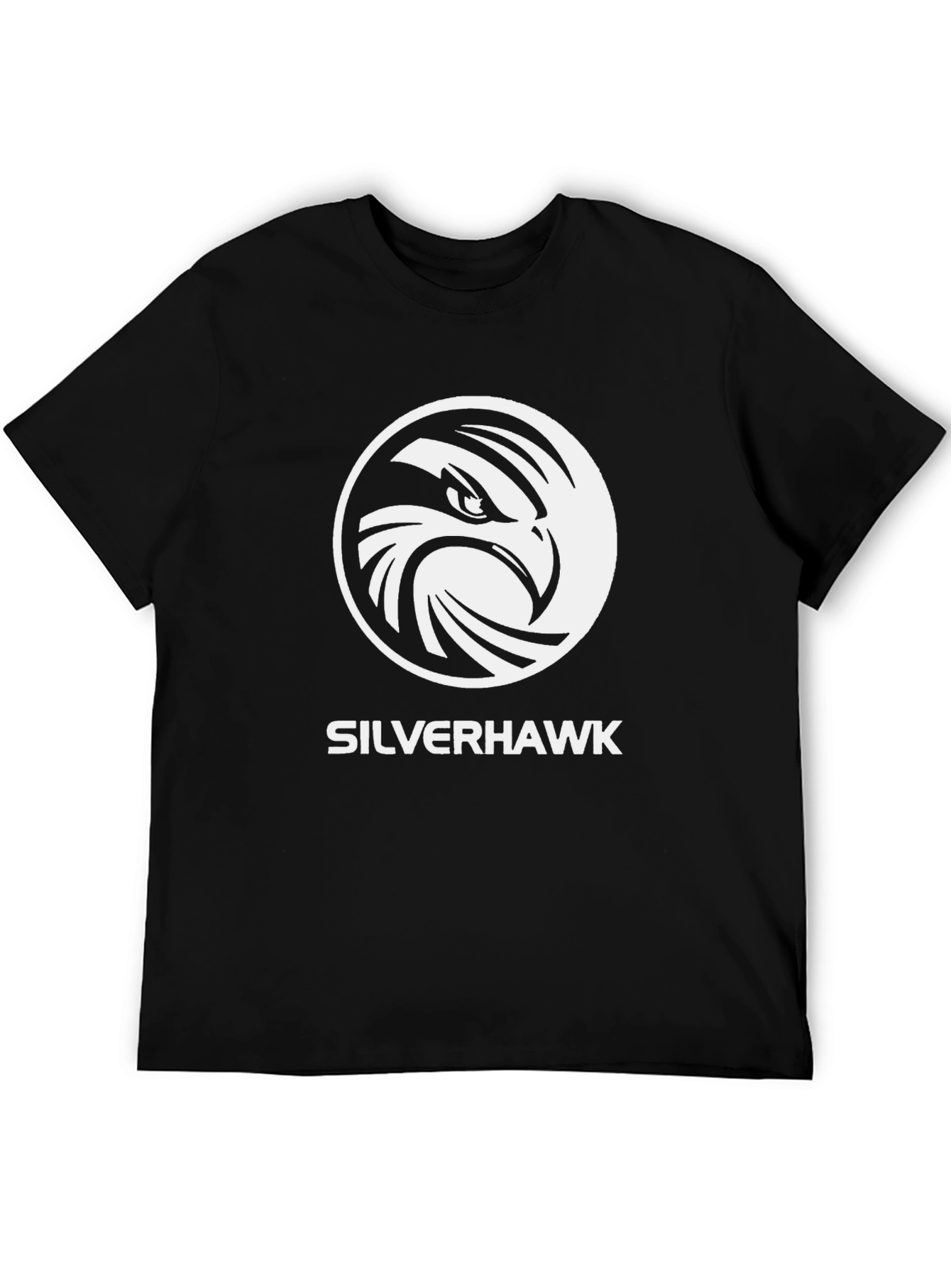 Black Silverhawk Graphic Tee - Men's Black T-Shirt view 5