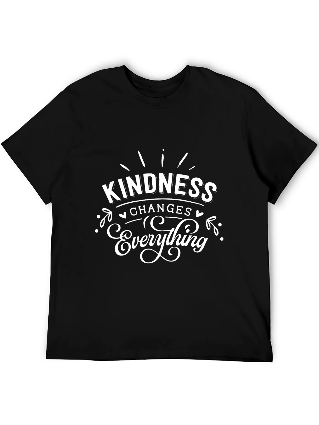 Black Kindness Changes Everything T-Shirt view 5