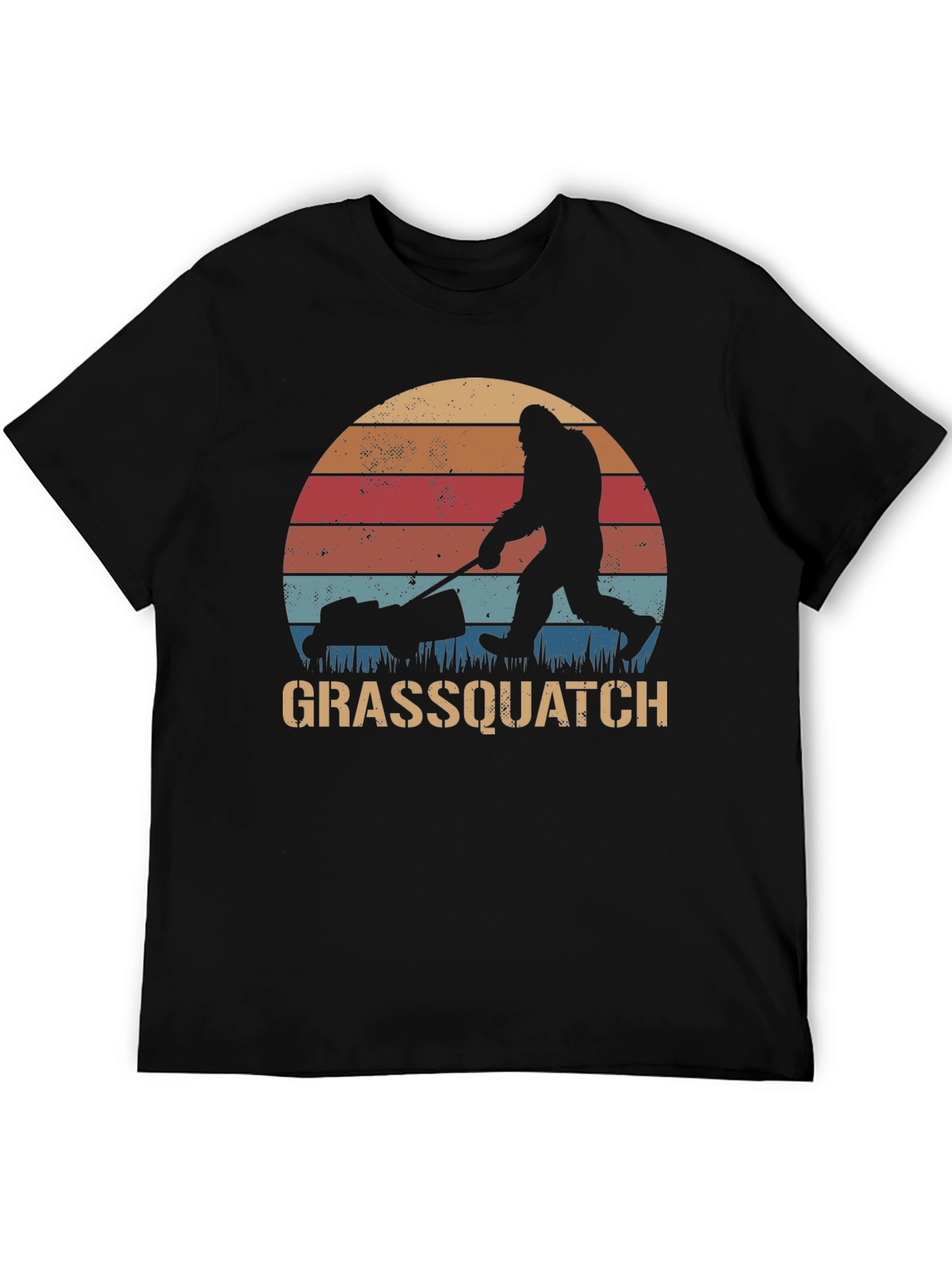 Black Grassquatch Graphic T-Shirt view 5