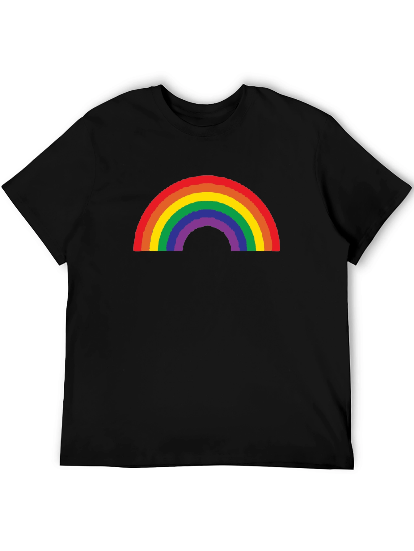 Black Rainbow Pride Graphic Tee view 5