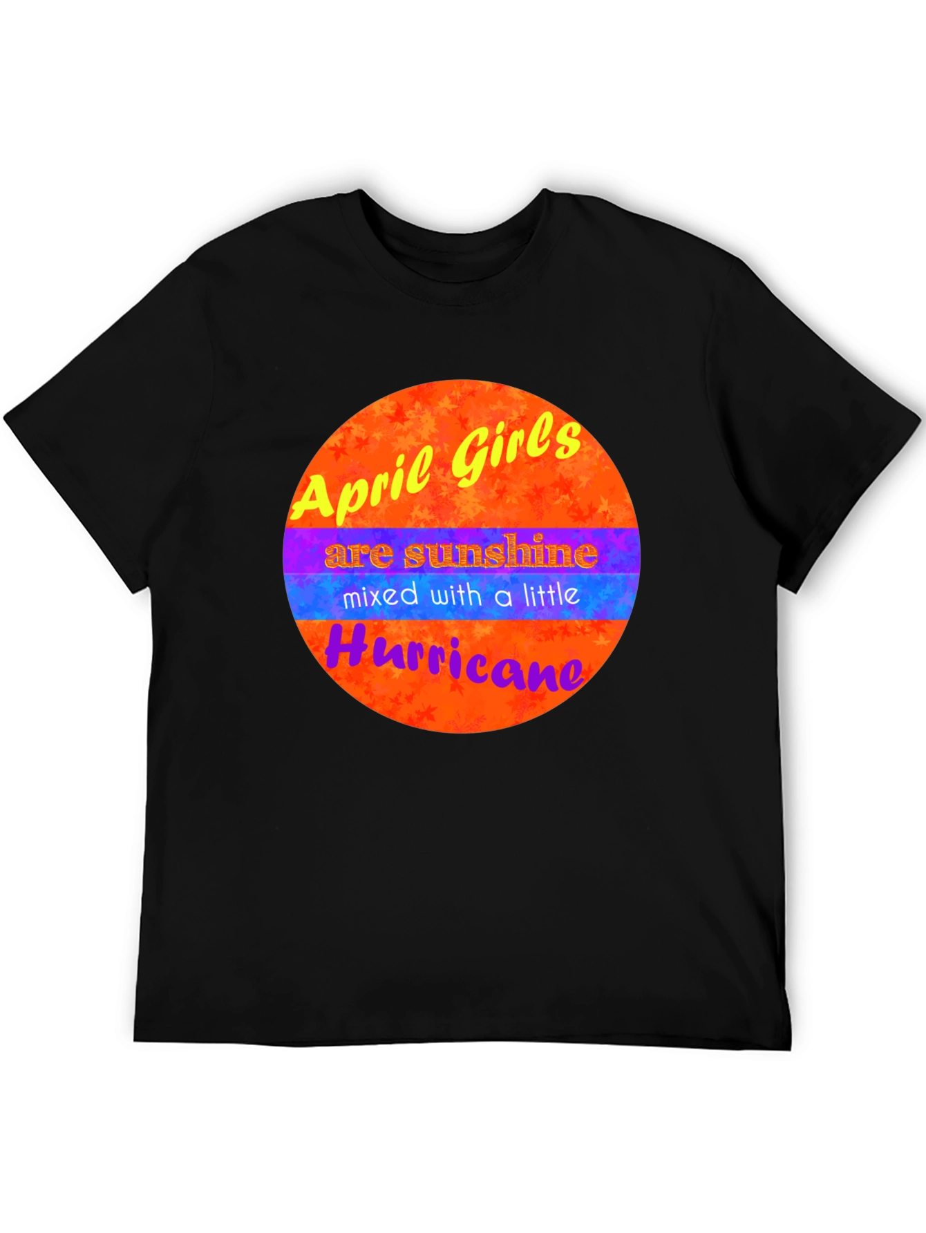 Black April Girls Sunshine Hurricane T-Shirt view 5