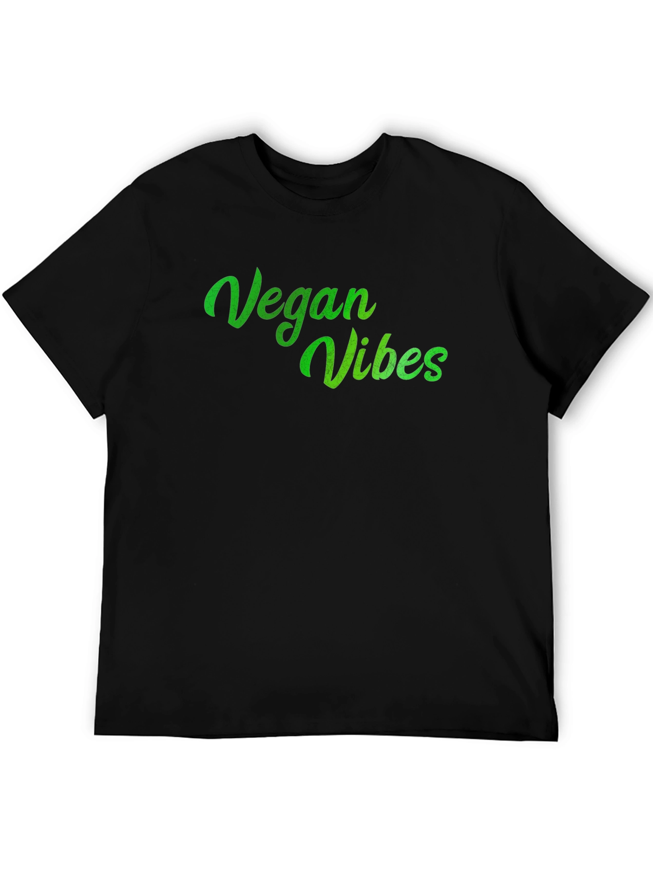 Vegan Vibes Black T-Shirt - 5