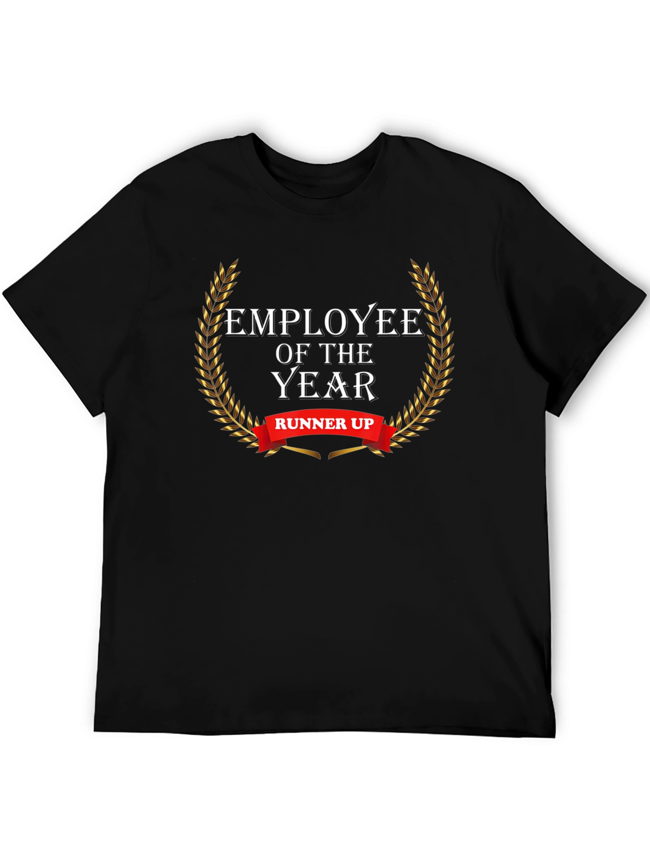 Black Employee of the Year Runner Up Black Graphic Tee view 5