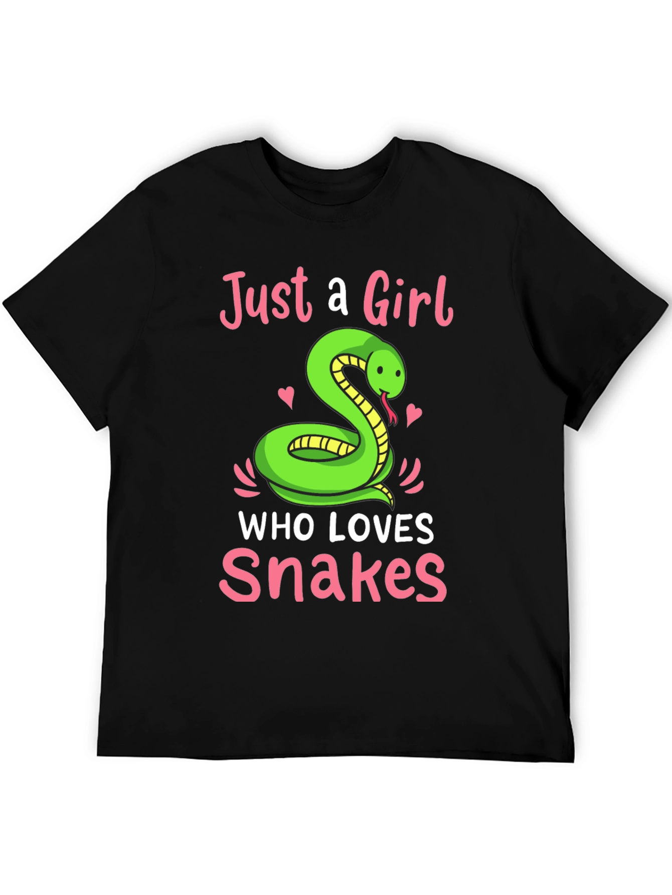 Just a Girl Who Loves Snakes T-Shirt - Snake Lover Gift - 5