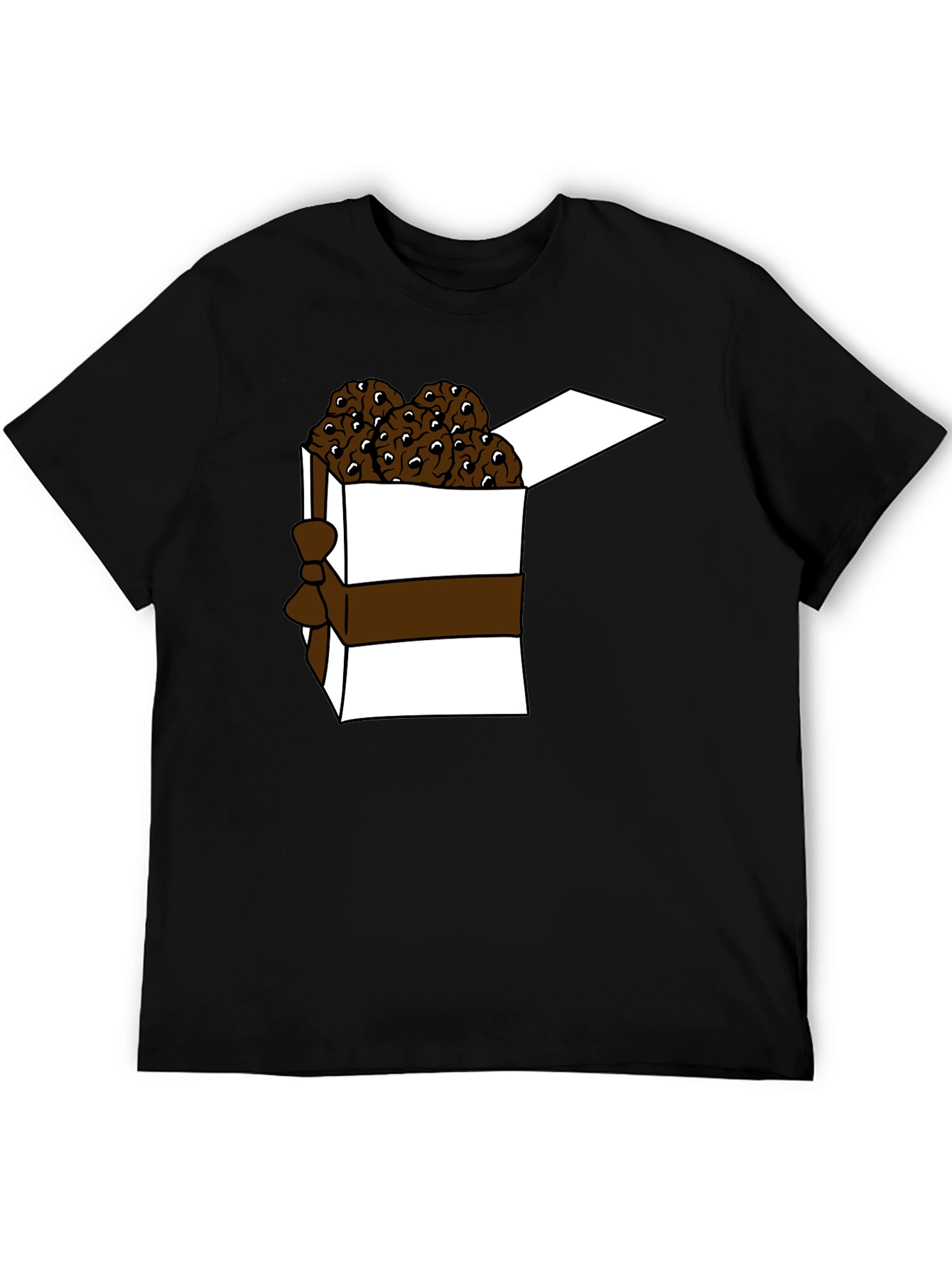 Black Cookies In a Box T-Shirt view 5