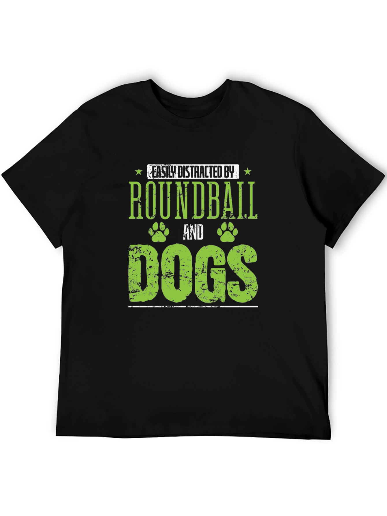 Roundball and Dogs Graphic Tee - 5