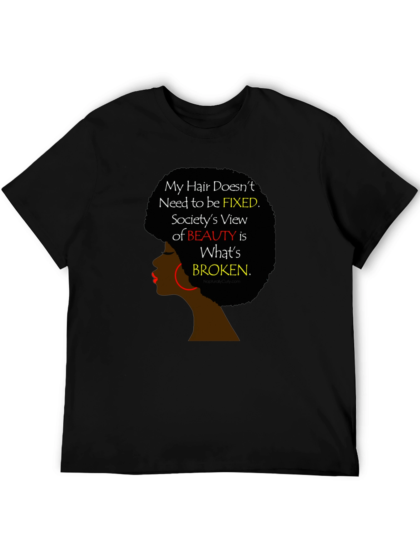 Empowered Beauty T-Shirt - Afro Hair Pride - 5