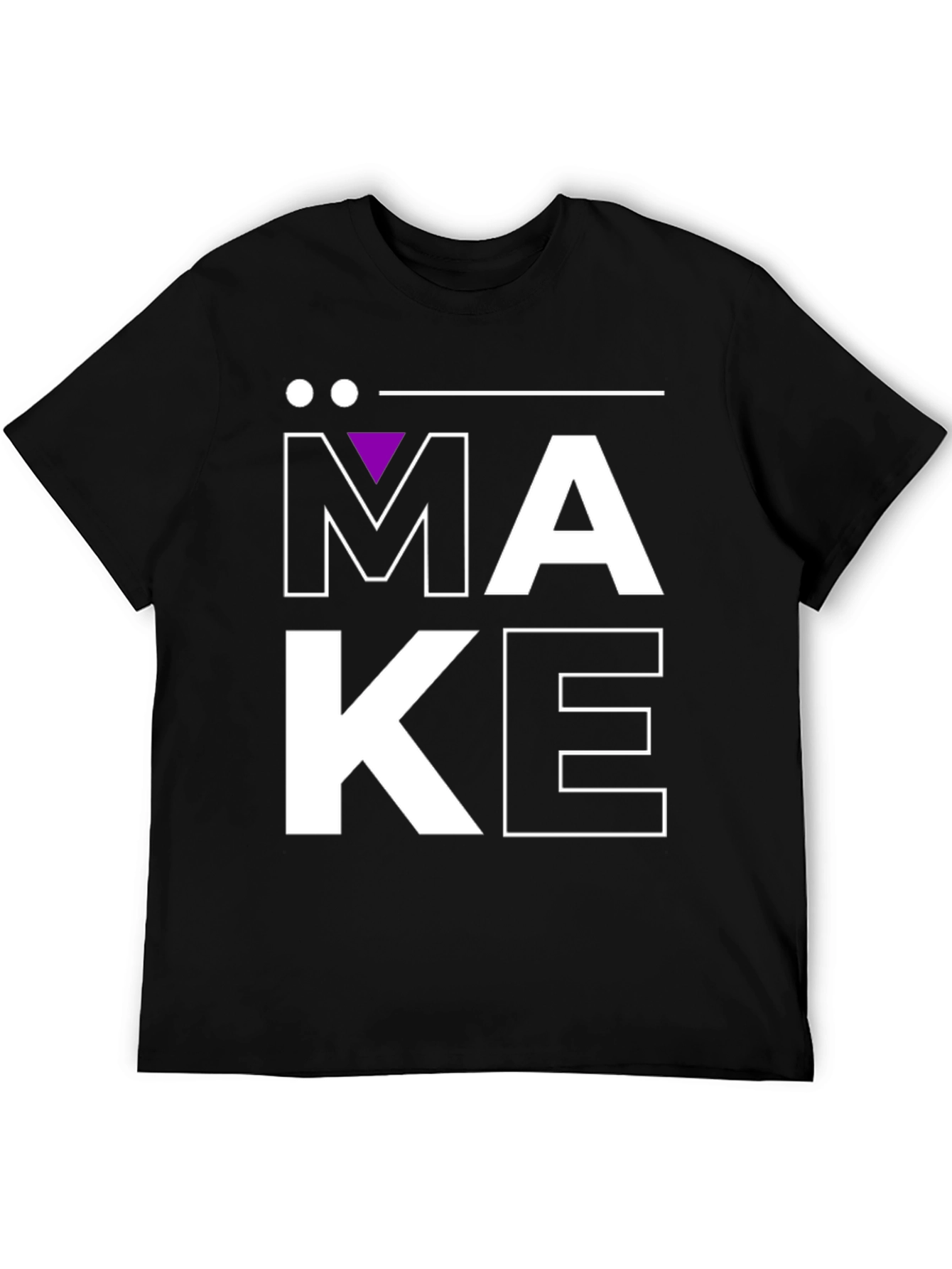 Black Make Statement T-Shirt - Bold Graphic Tee view 5