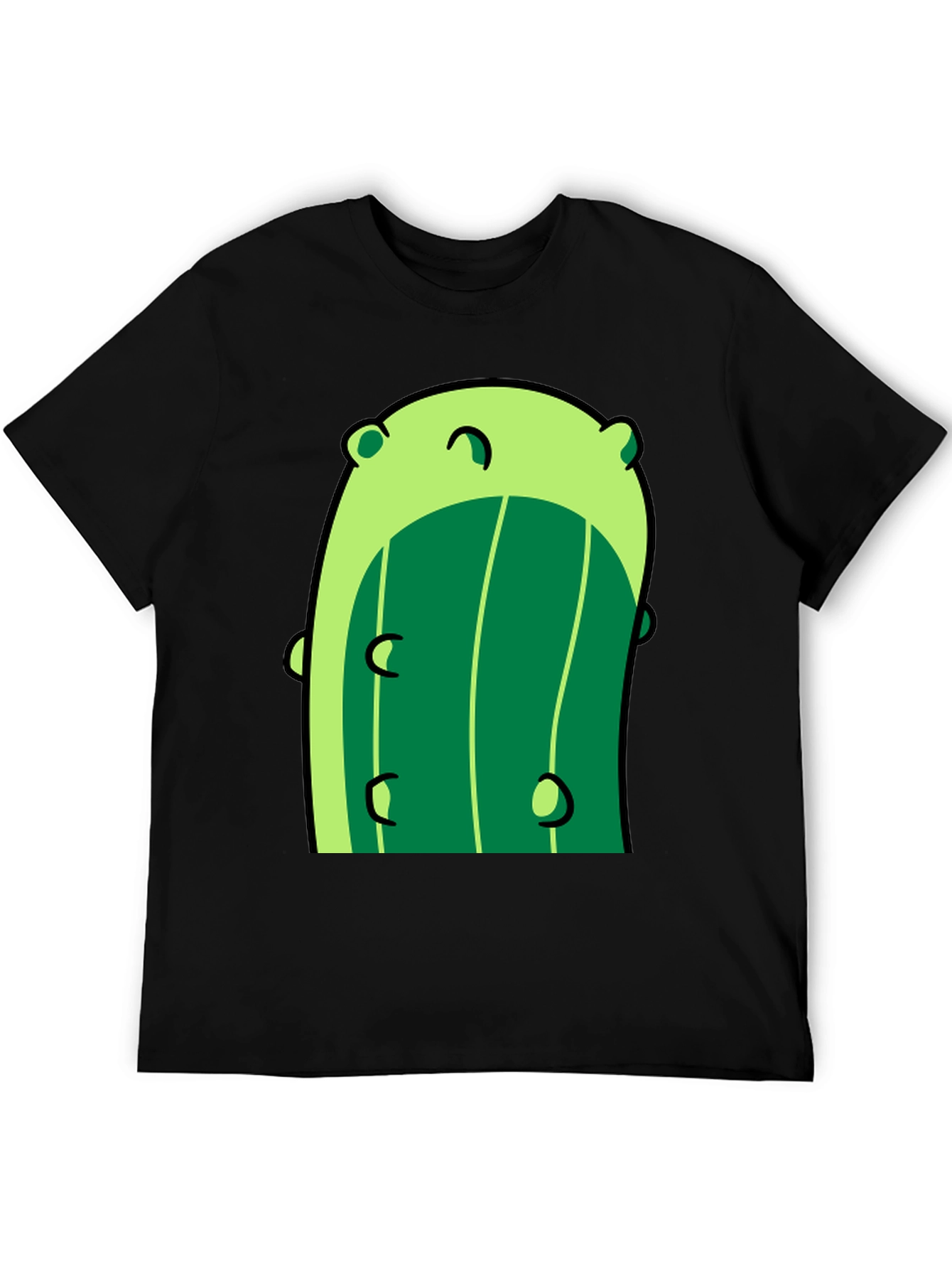 Black Funky Pickle Graphic Tee - Black Cotton Blend view 5