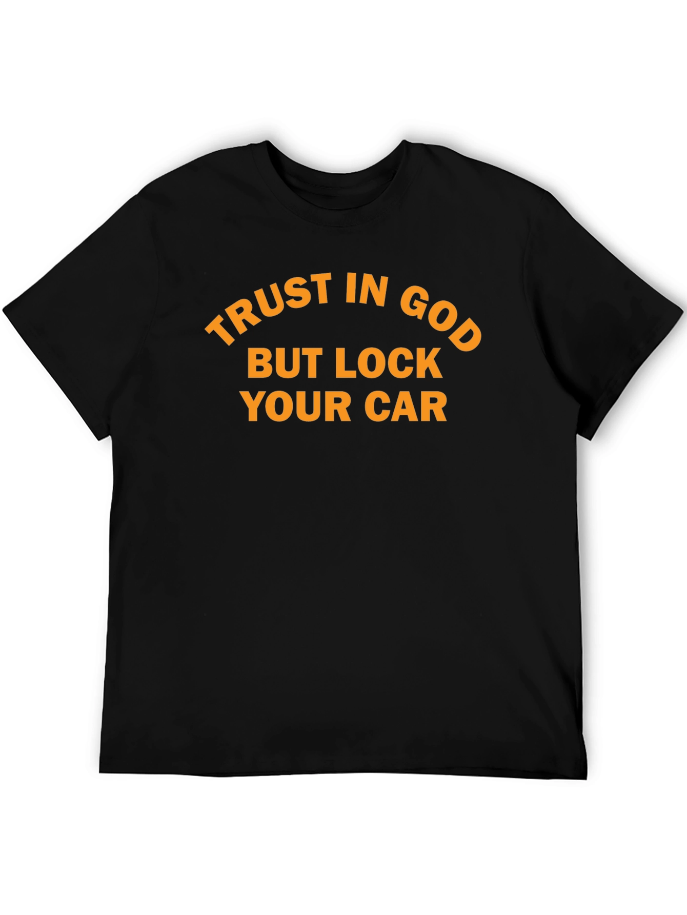 Black Trust in God T-Shirt view 5