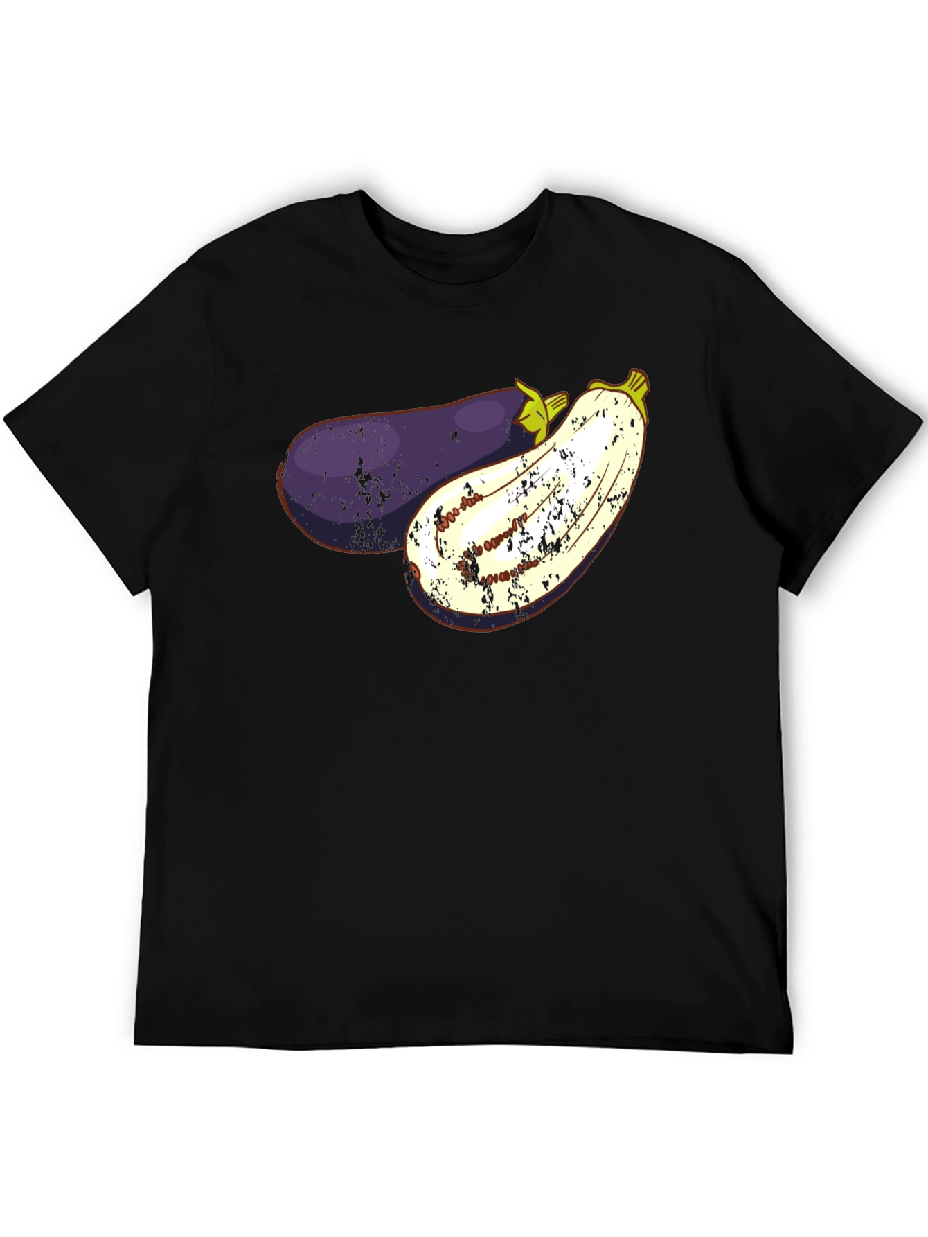 Black Eggplant Graphic T-Shirt - Unisex Casual Tee view 5