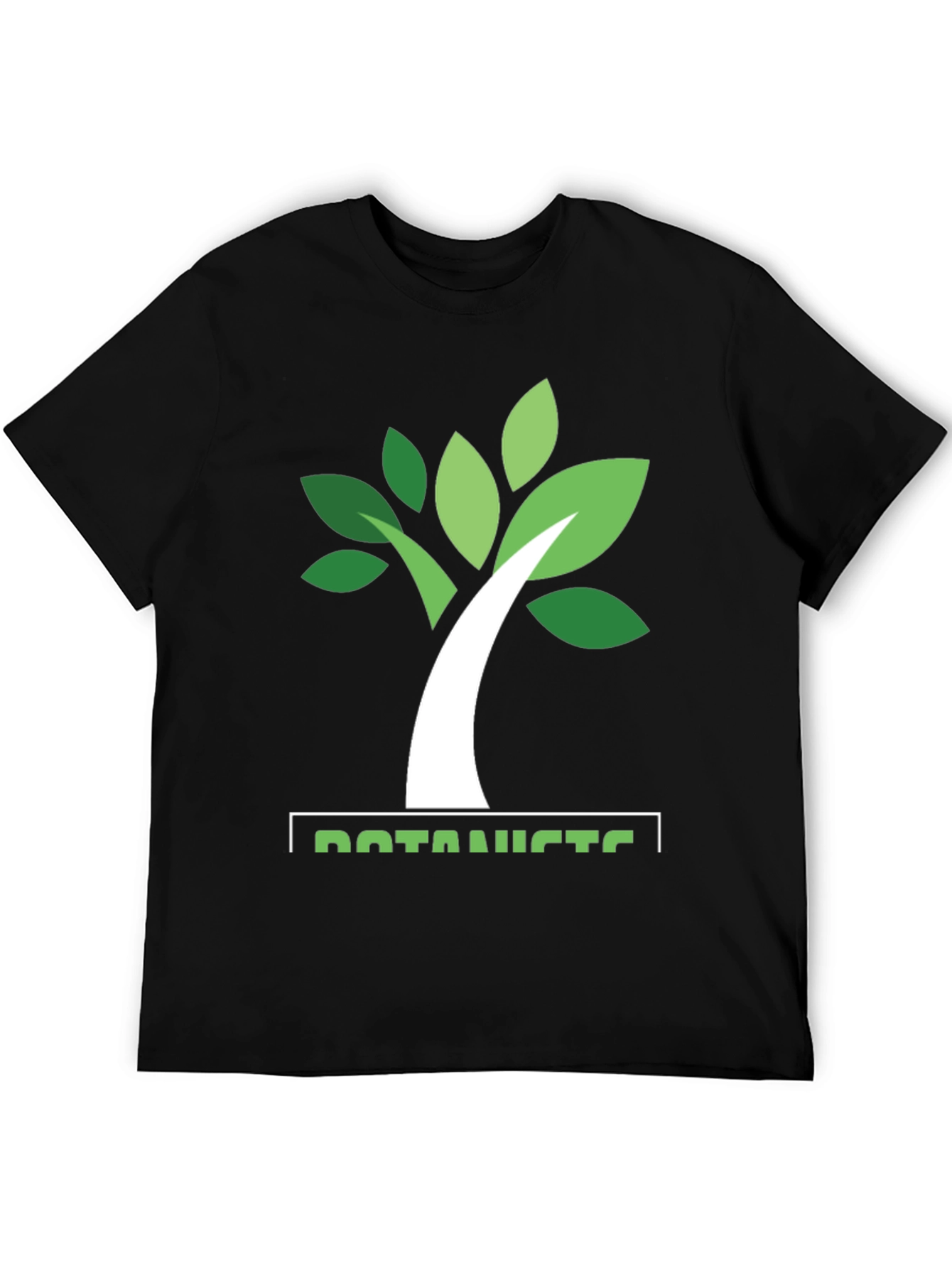 Black Botanist Tree Graphic T-Shirt - Nature Lover Tee view 5